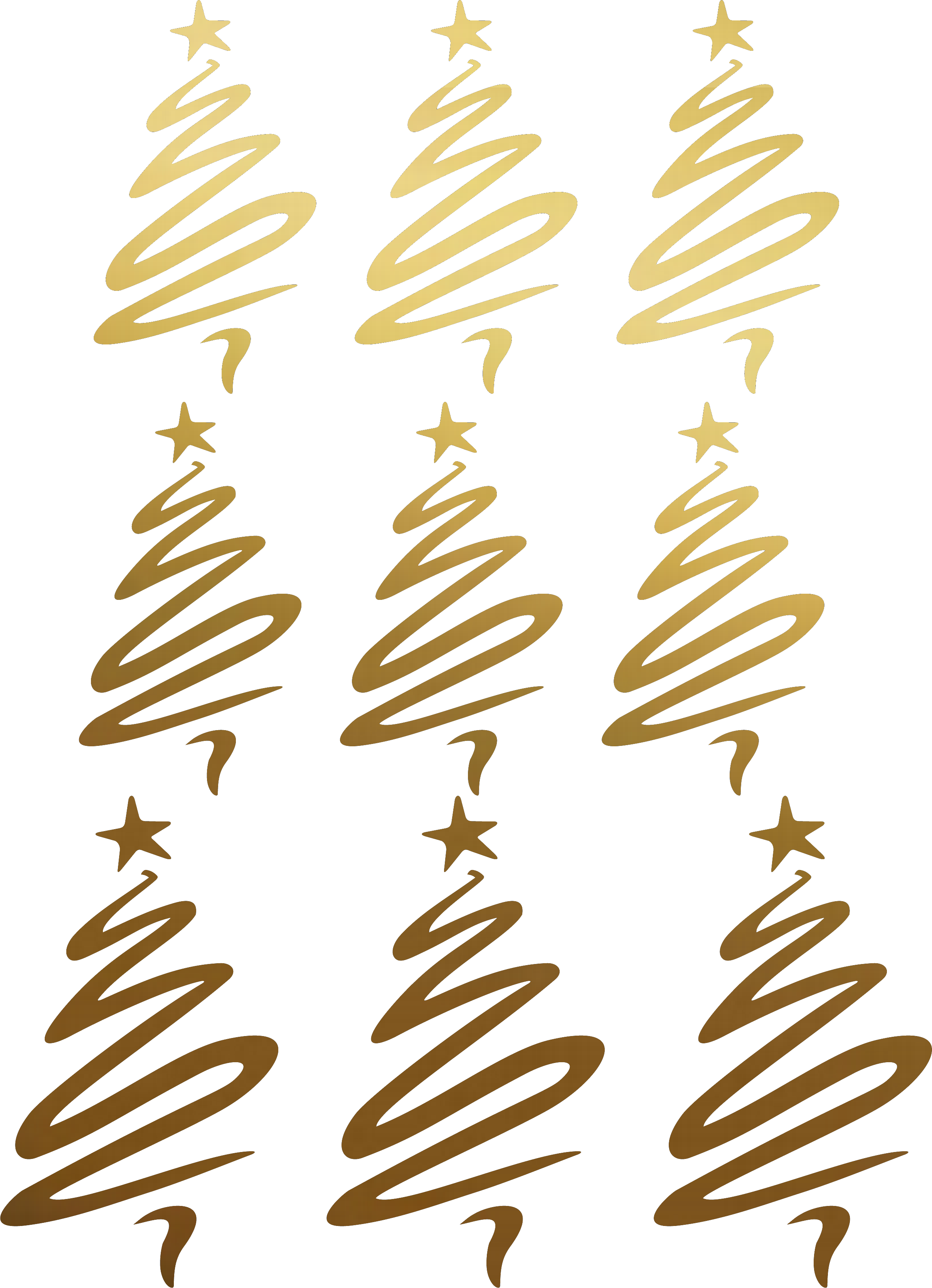 Planche de sticker vitre "sapin"