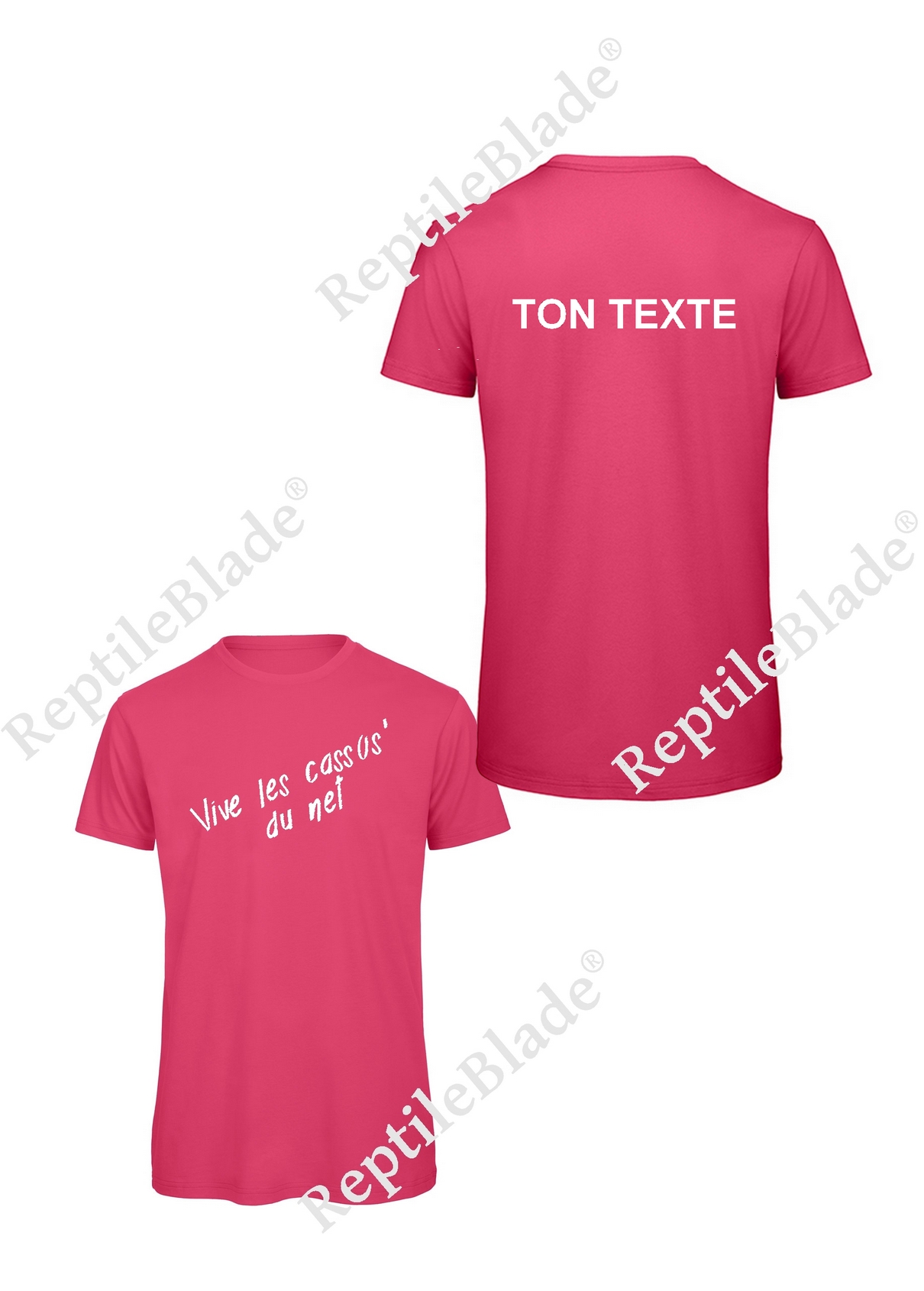 Miniature T-shirt homme "Vive les cassos' du net"