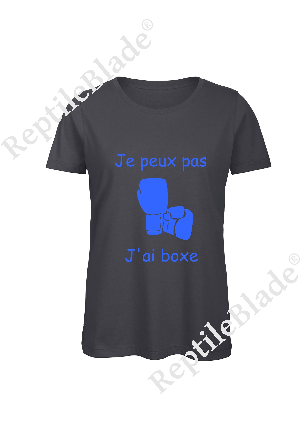 T-shirt femme "Je peux pas j'ai boxe"
