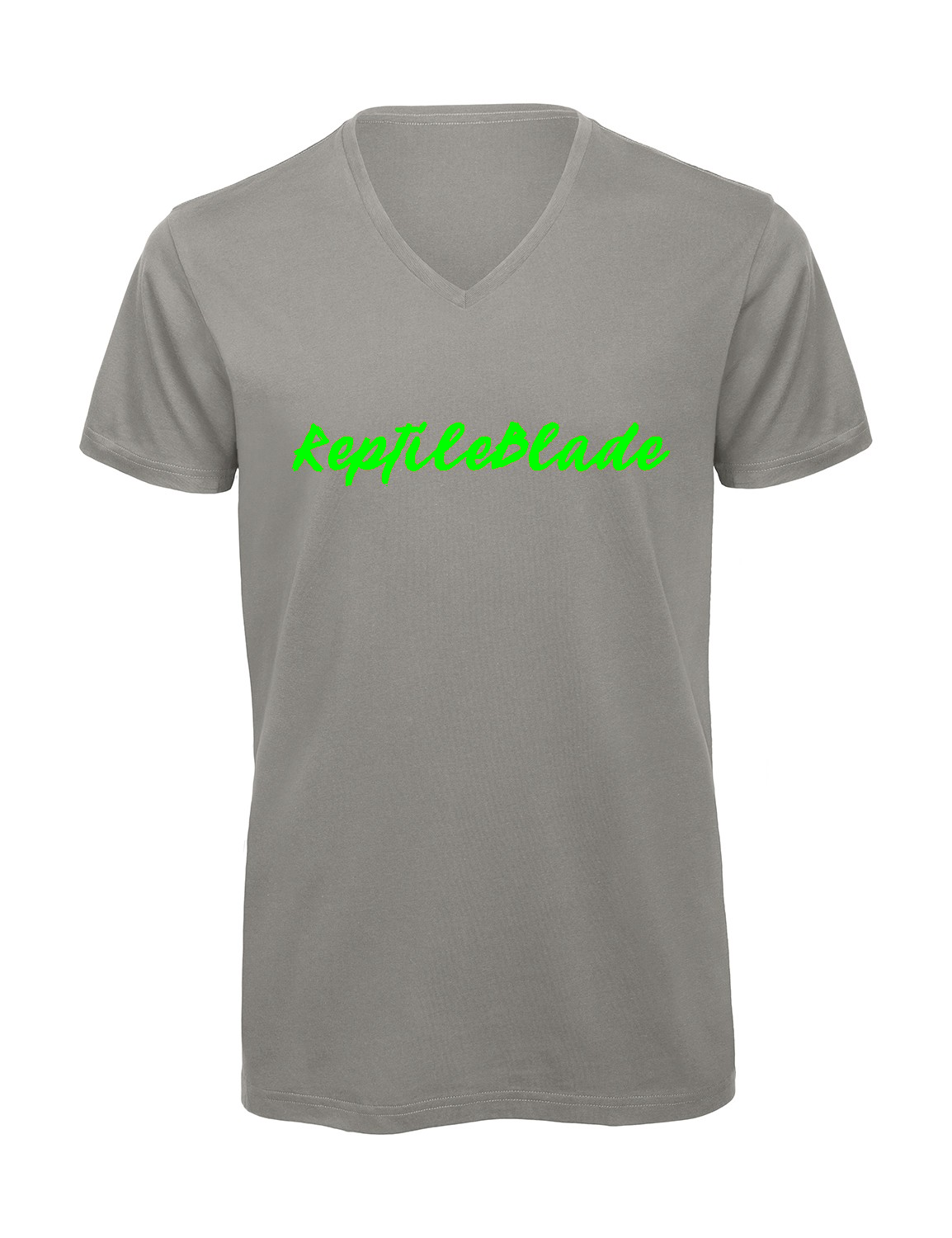 Miniature T-shirt homme col v "Reptileblade"