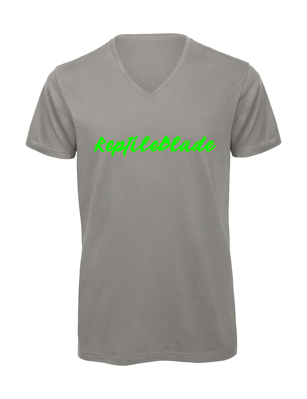الصورة المصغرة: T-shirt homme col v "Reptileblade"