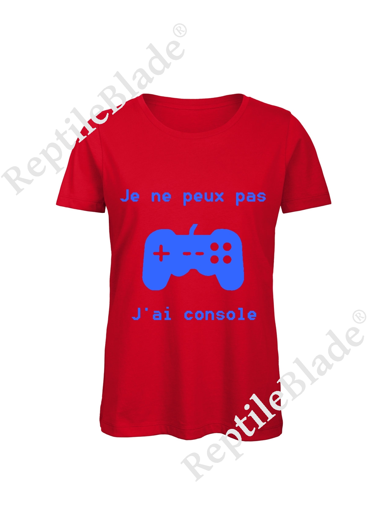 T-shirt femme "Je peux pas j'ai console"
