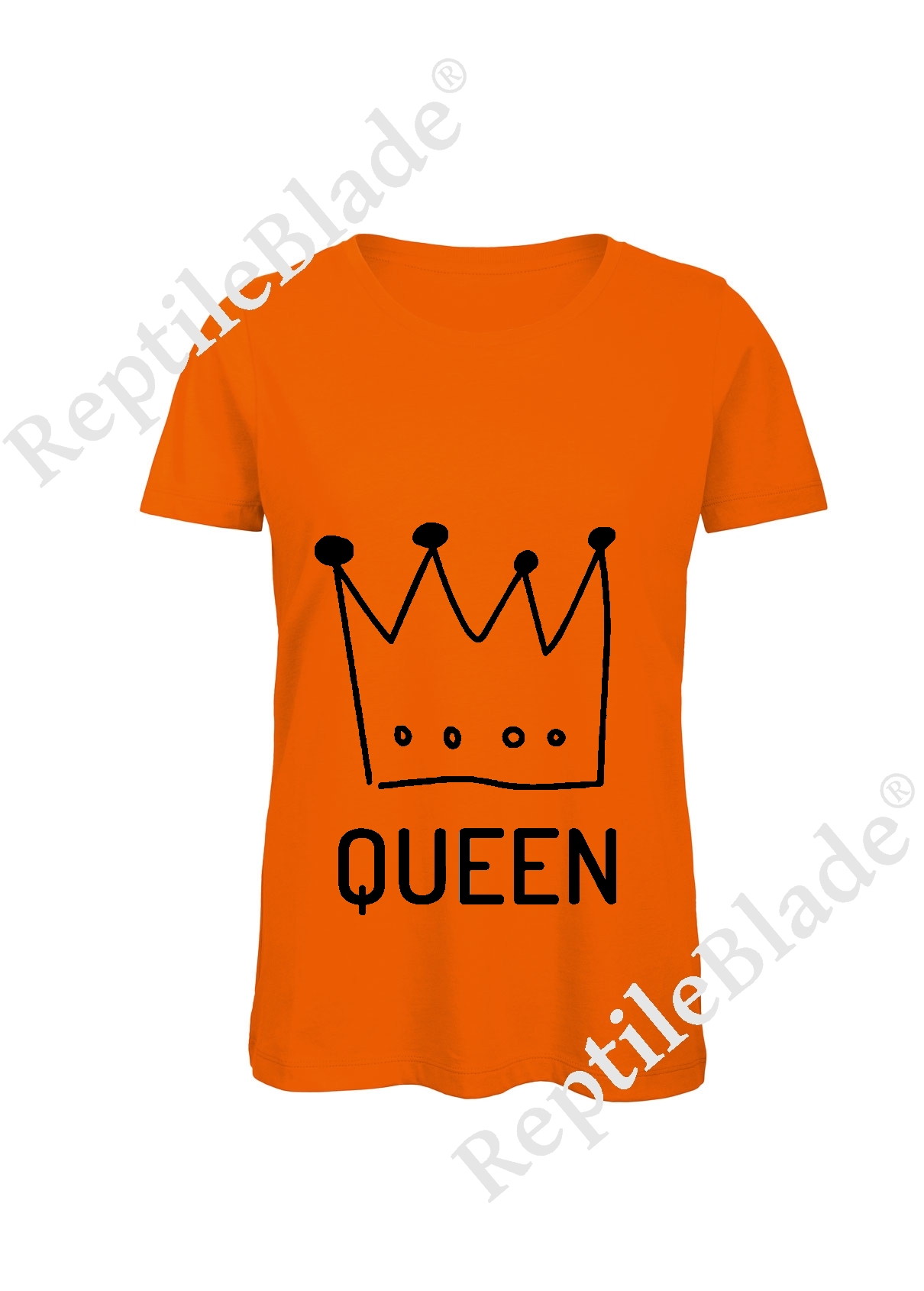 Miniature T-shirt femme "queen"