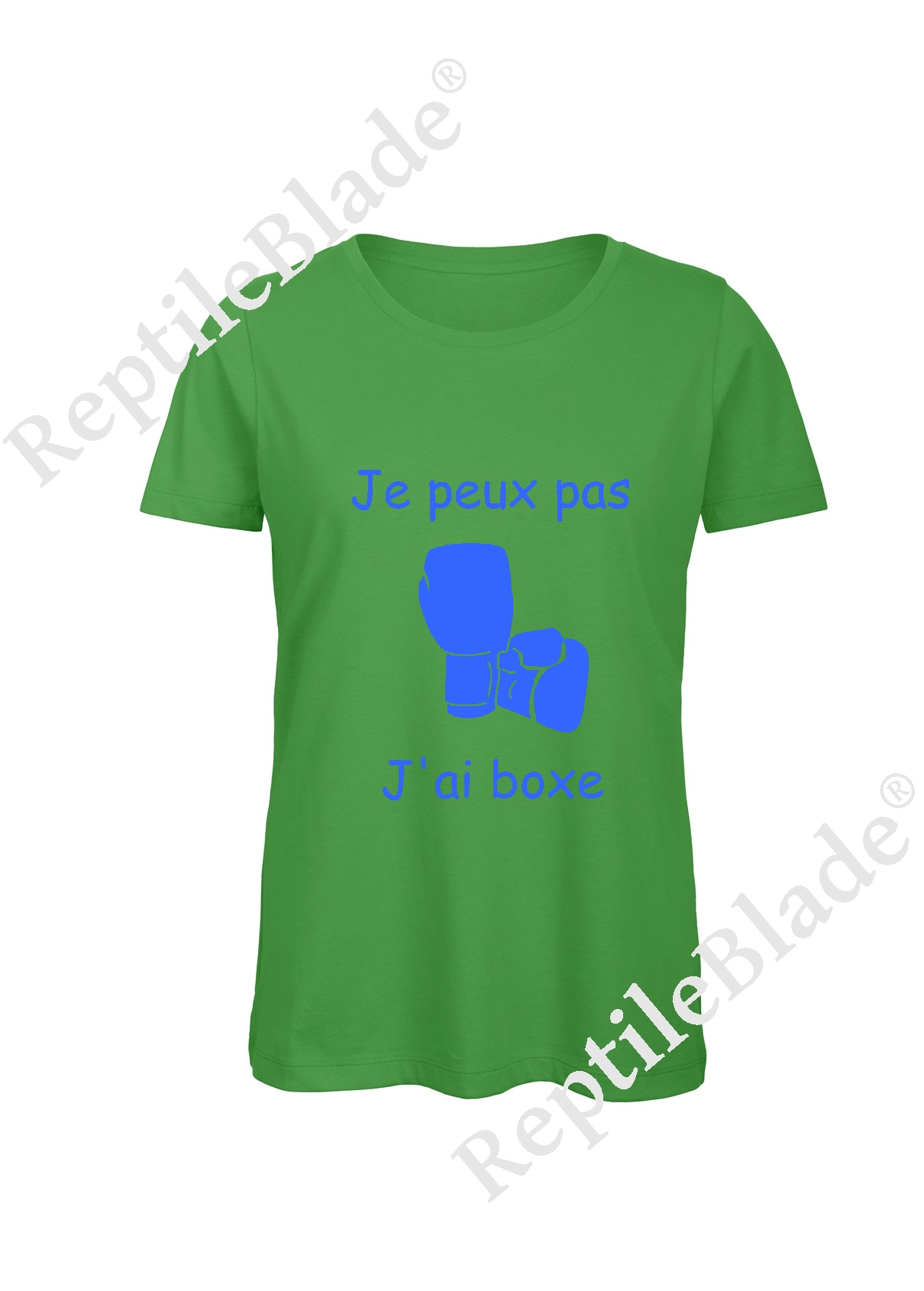Miniature T-shirt femme "Je peux pas j'ai boxe"