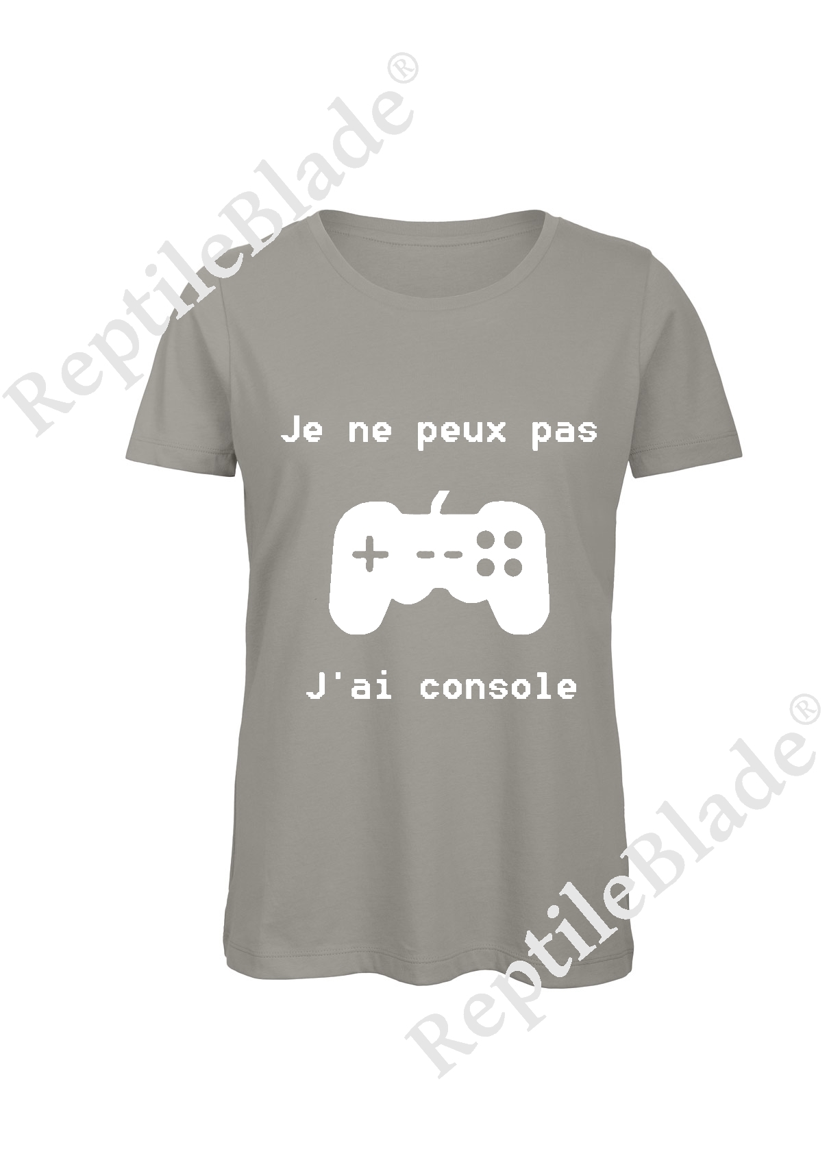 Miniature T-shirt femme "Je peux pas j'ai console"