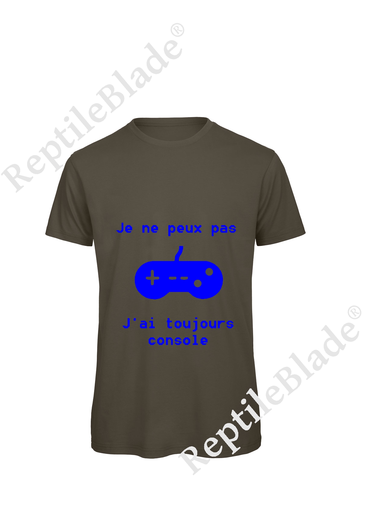 Miniature T-shirt homme "Je peux pas j'ai toujours console"