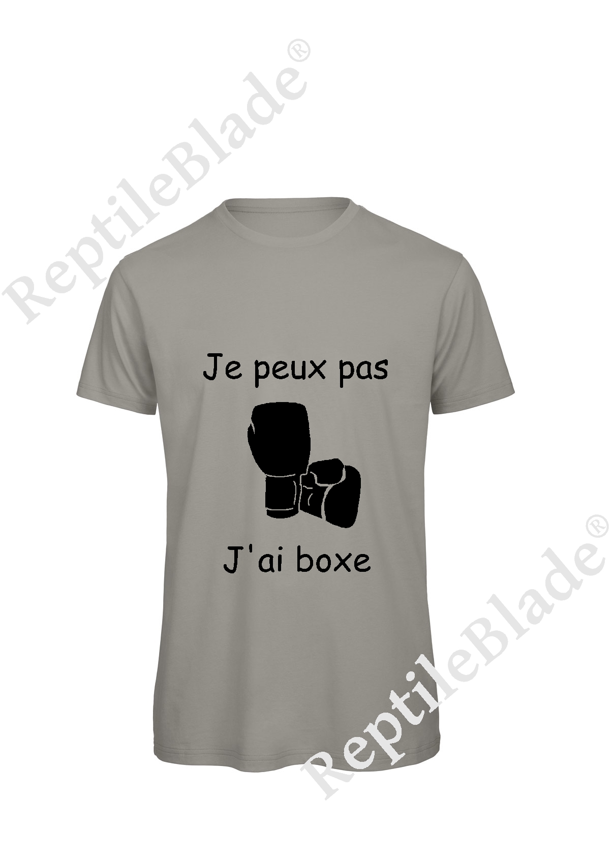 T-shirt homme "Je peux pas j'ai boxe"
