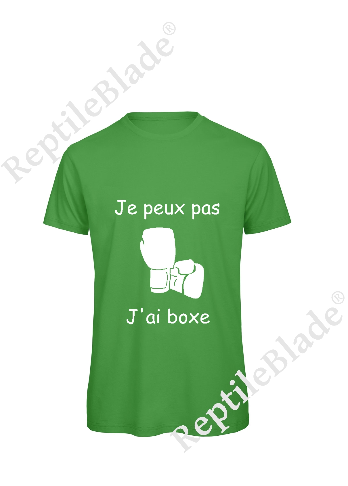 Miniature T-shirt homme "Je peux pas j'ai boxe"