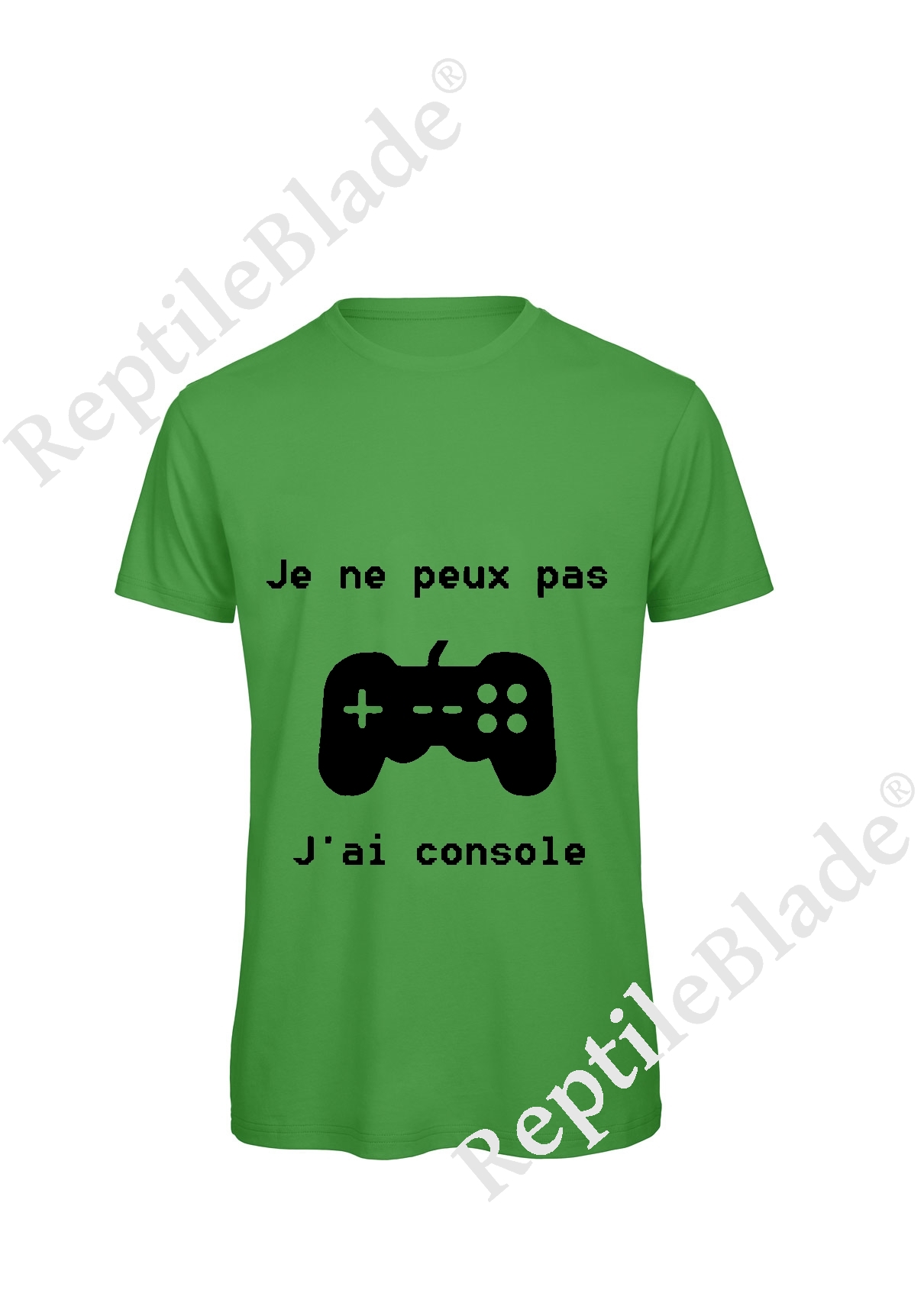 T-shirt homme "Je peux pas j'ai console"