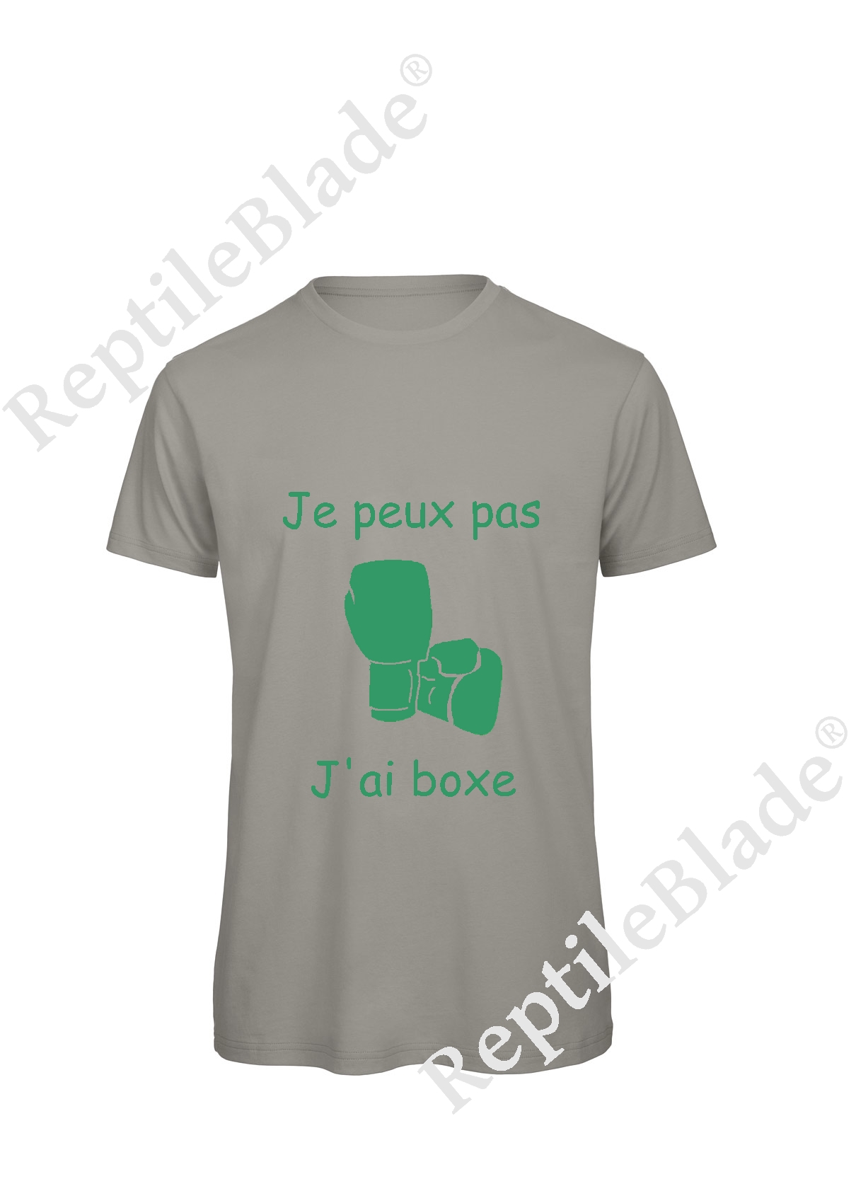 T-shirt homme "Je peux pas j'ai boxe"