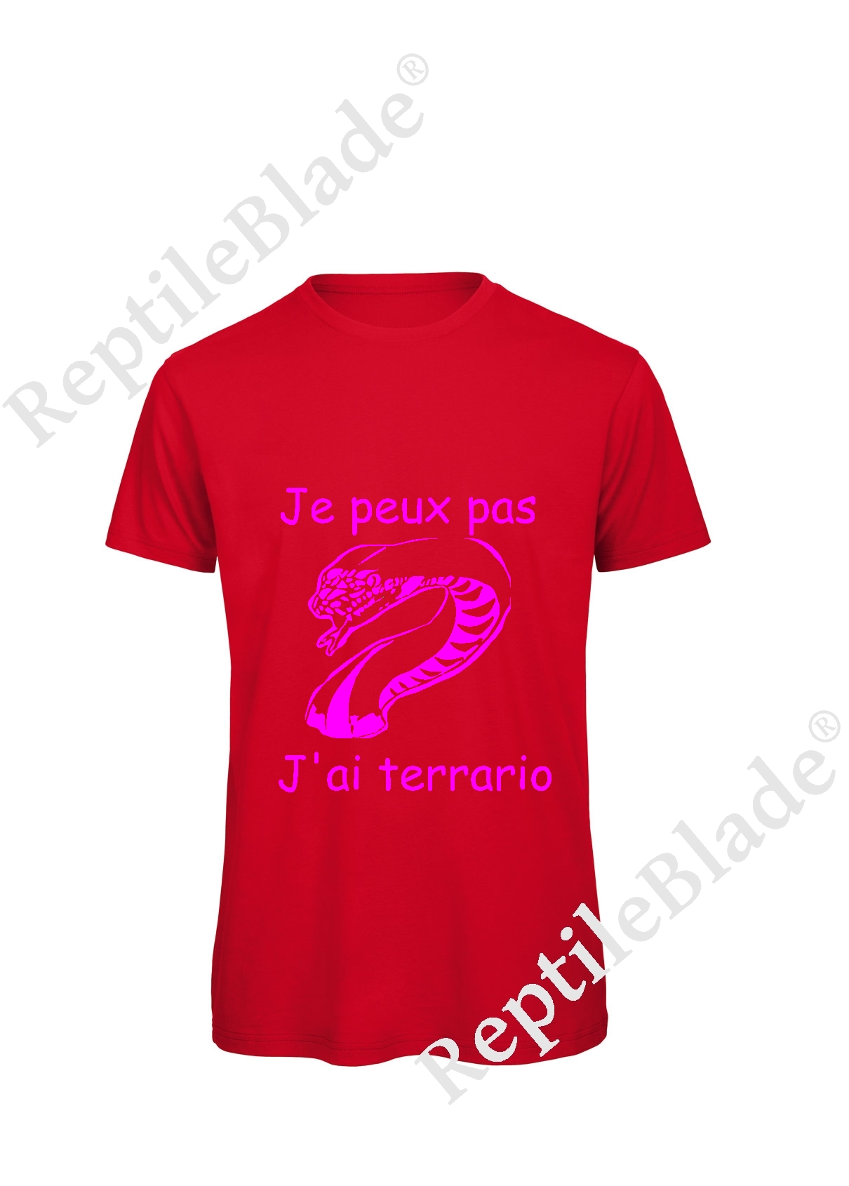Miniature T-shirt homme "Je peux pas j'ai terrario"