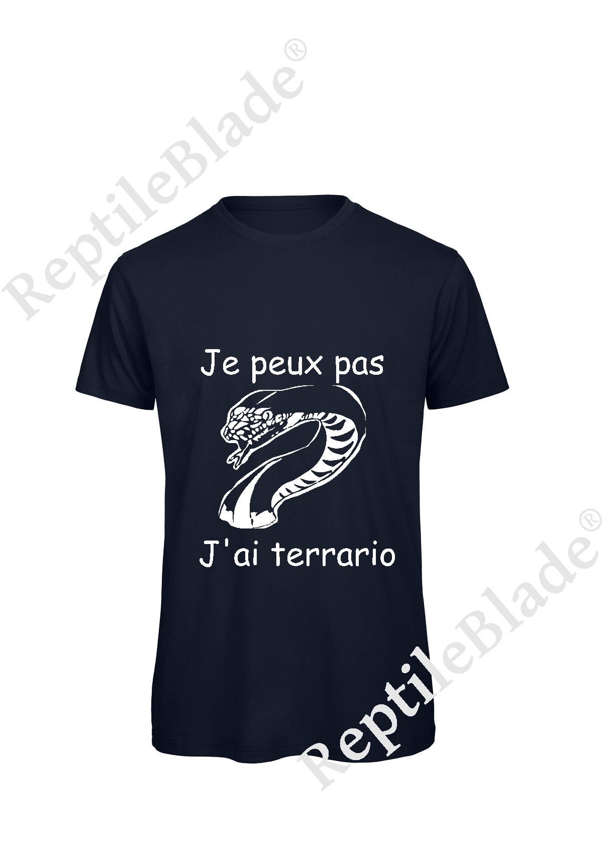 Miniature T-shirt homme "Je peux pas j'ai terrario"