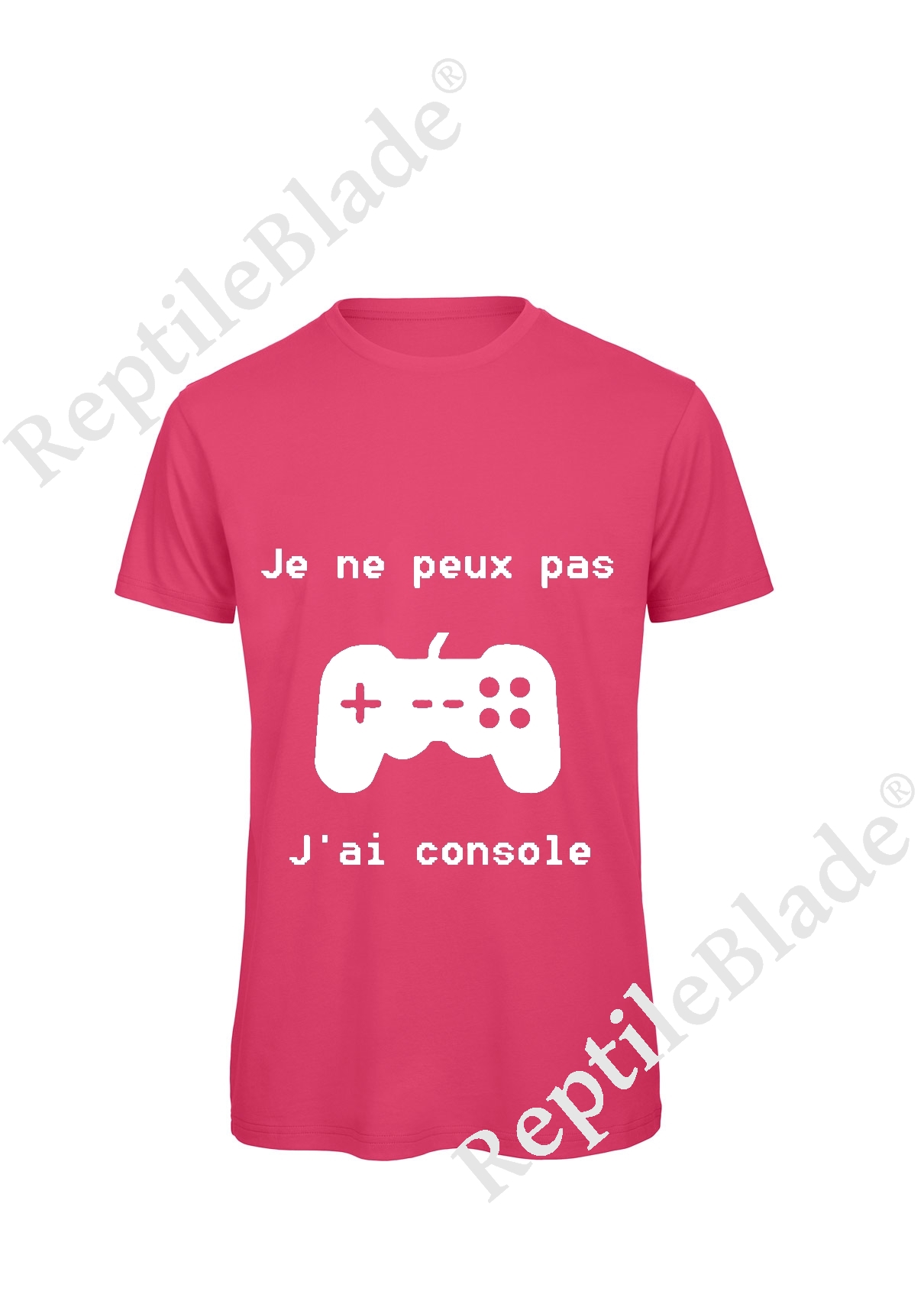 Miniature T-shirt homme "Je peux pas j'ai console"