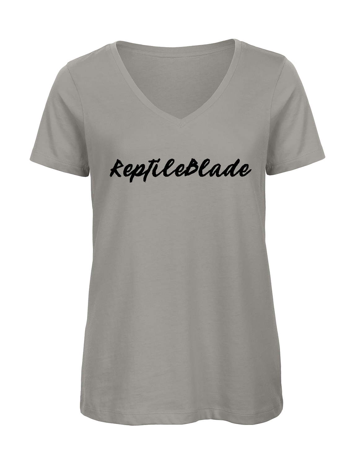 Miniature T-shirt femme col v "ReptileBlade"