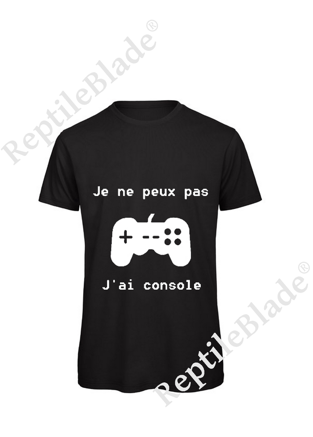 T-shirt homme "Je peux pas j'ai console"