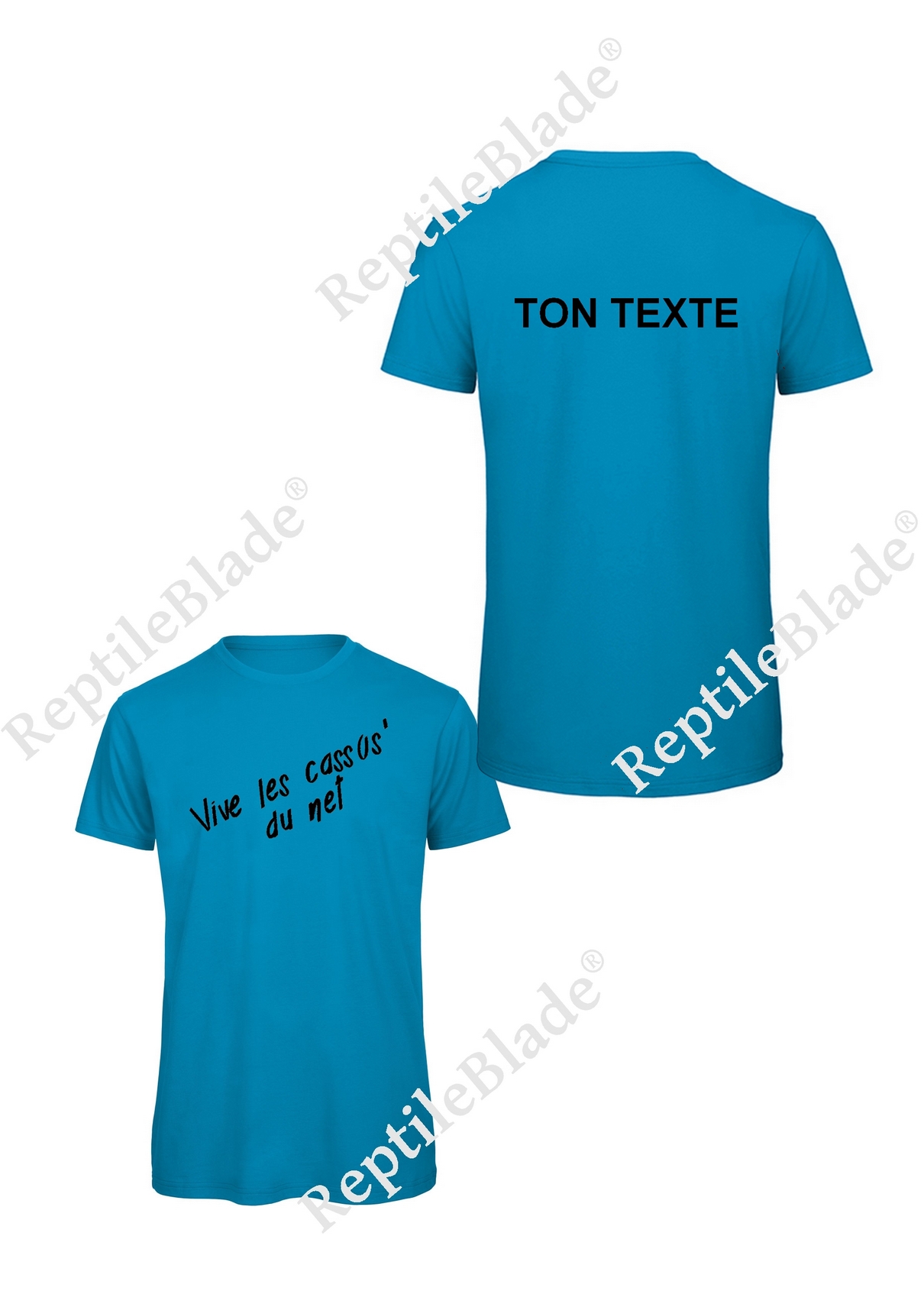 Miniature T-shirt homme "Vive les cassos' du net"