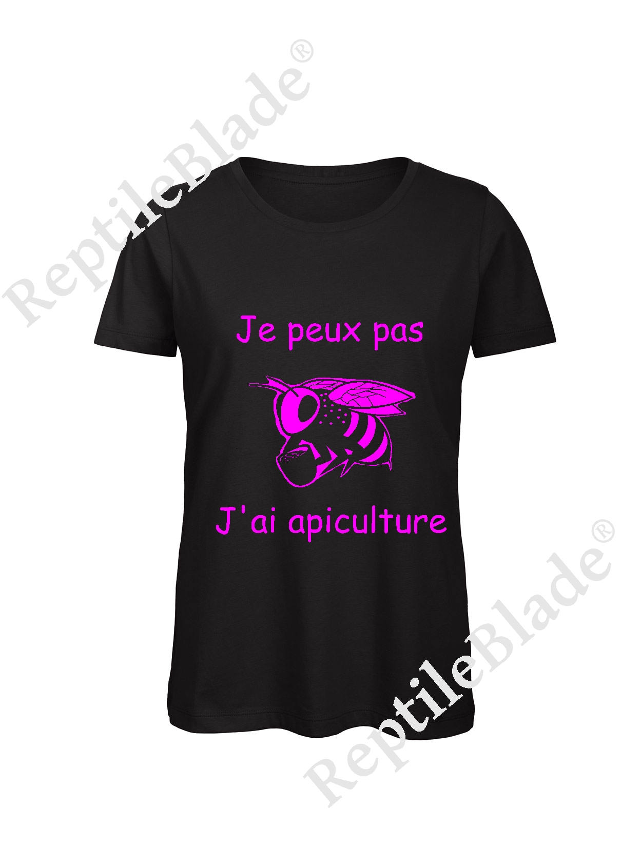 Miniature T-shirt femme "Je peux pas j'ai apiculture"