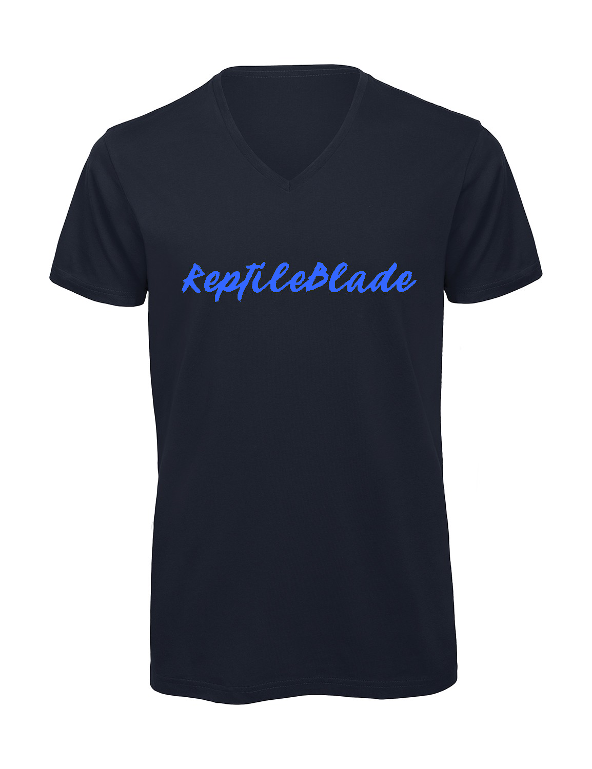 Miniature T-shirt homme col v "Reptileblade"