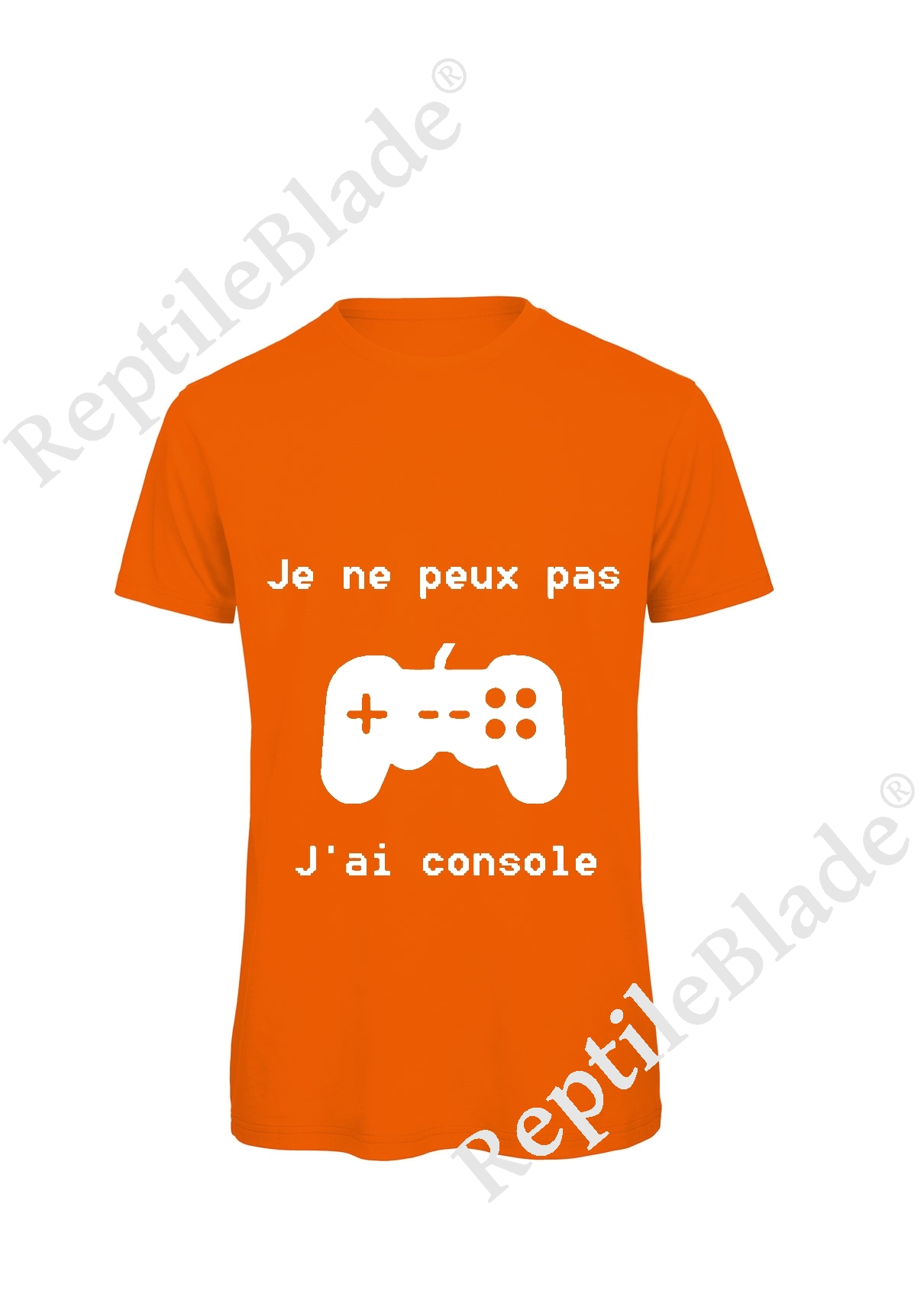 Miniature T-shirt homme "Je peux pas j'ai console"