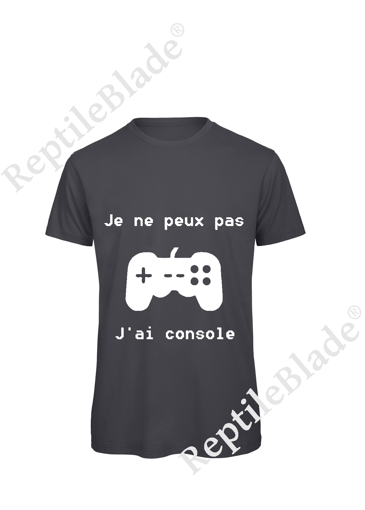 Miniature T-shirt homme "Je peux pas j'ai console"