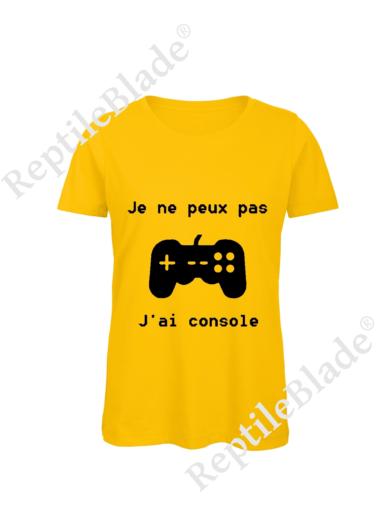 T-shirt femme "Je peux pas j'ai console"
