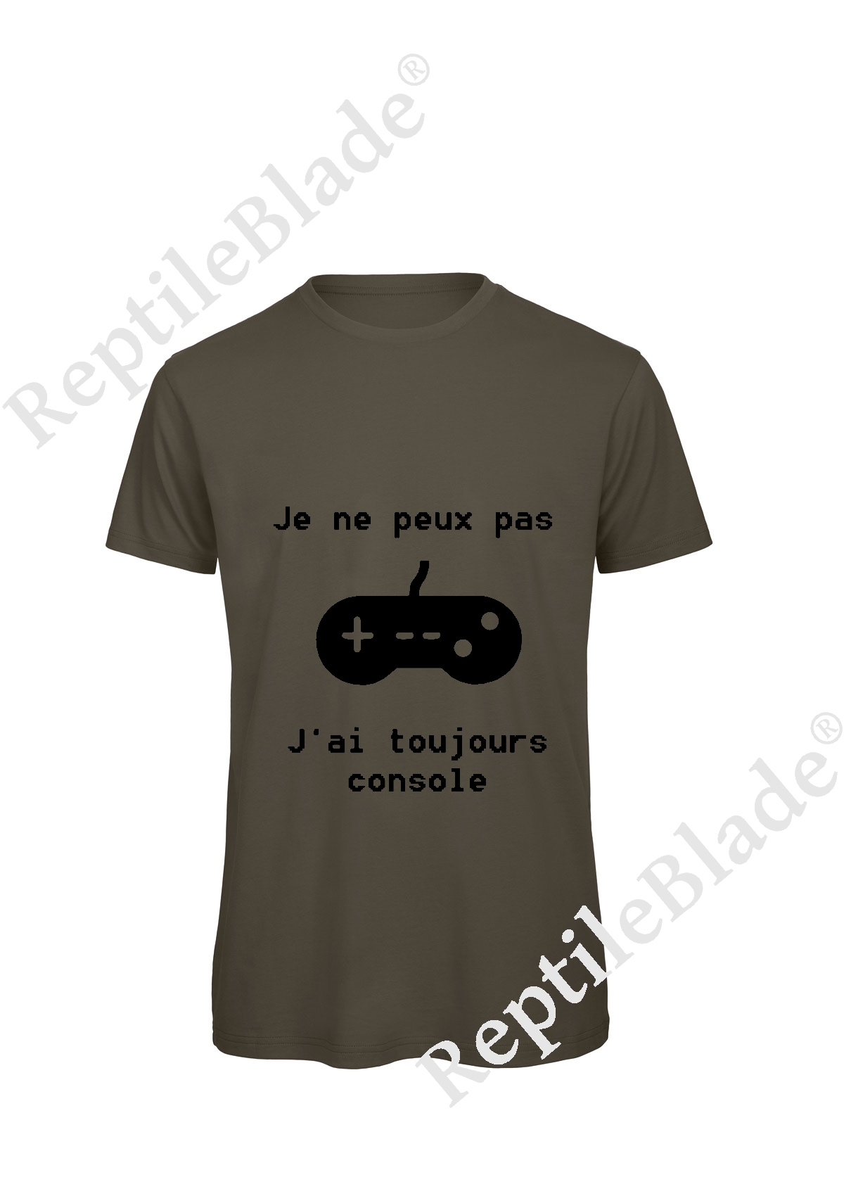 Miniature T-shirt homme "Je peux pas j'ai toujours console"