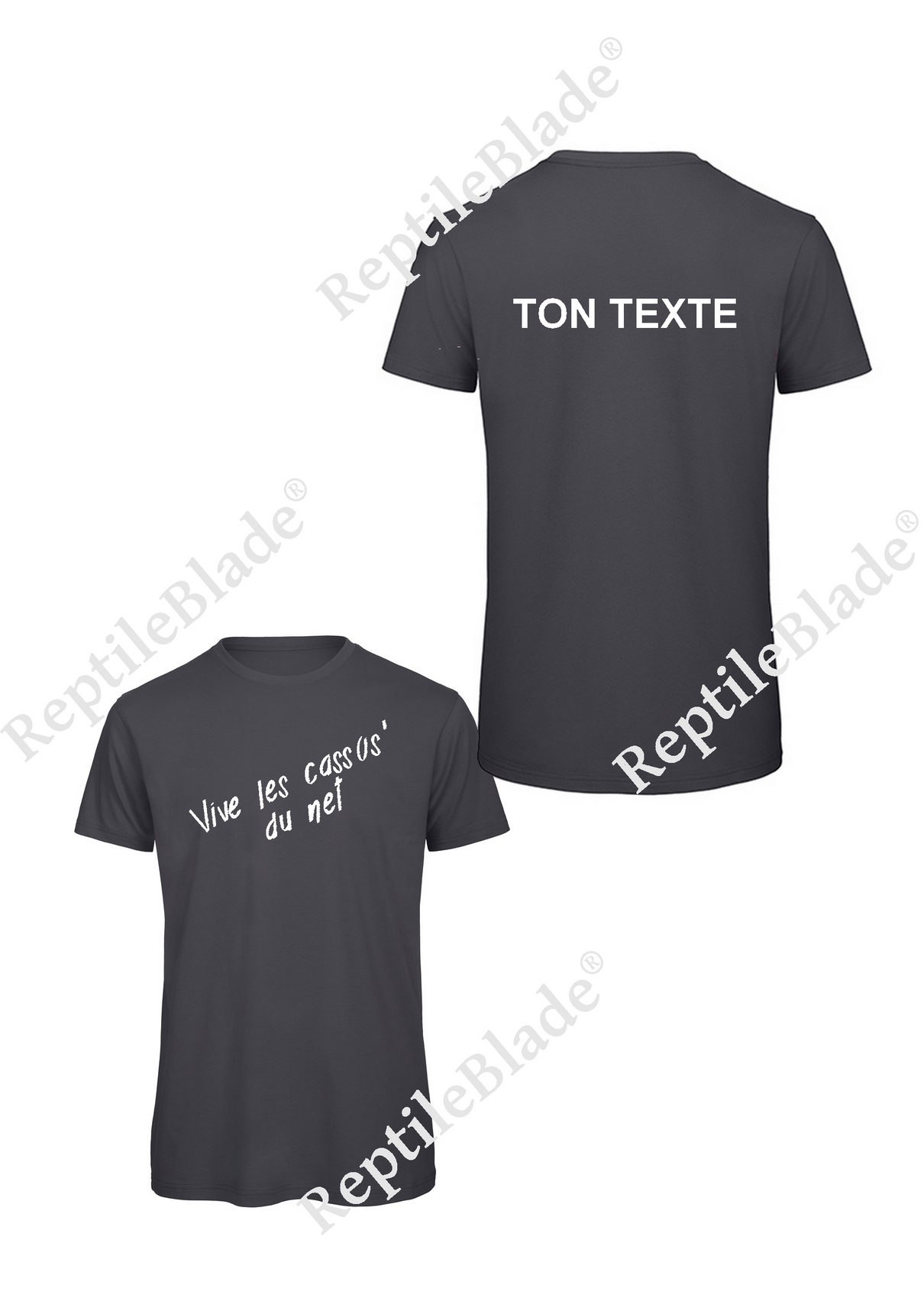 Miniature T-shirt homme "Vive les cassos' du net"