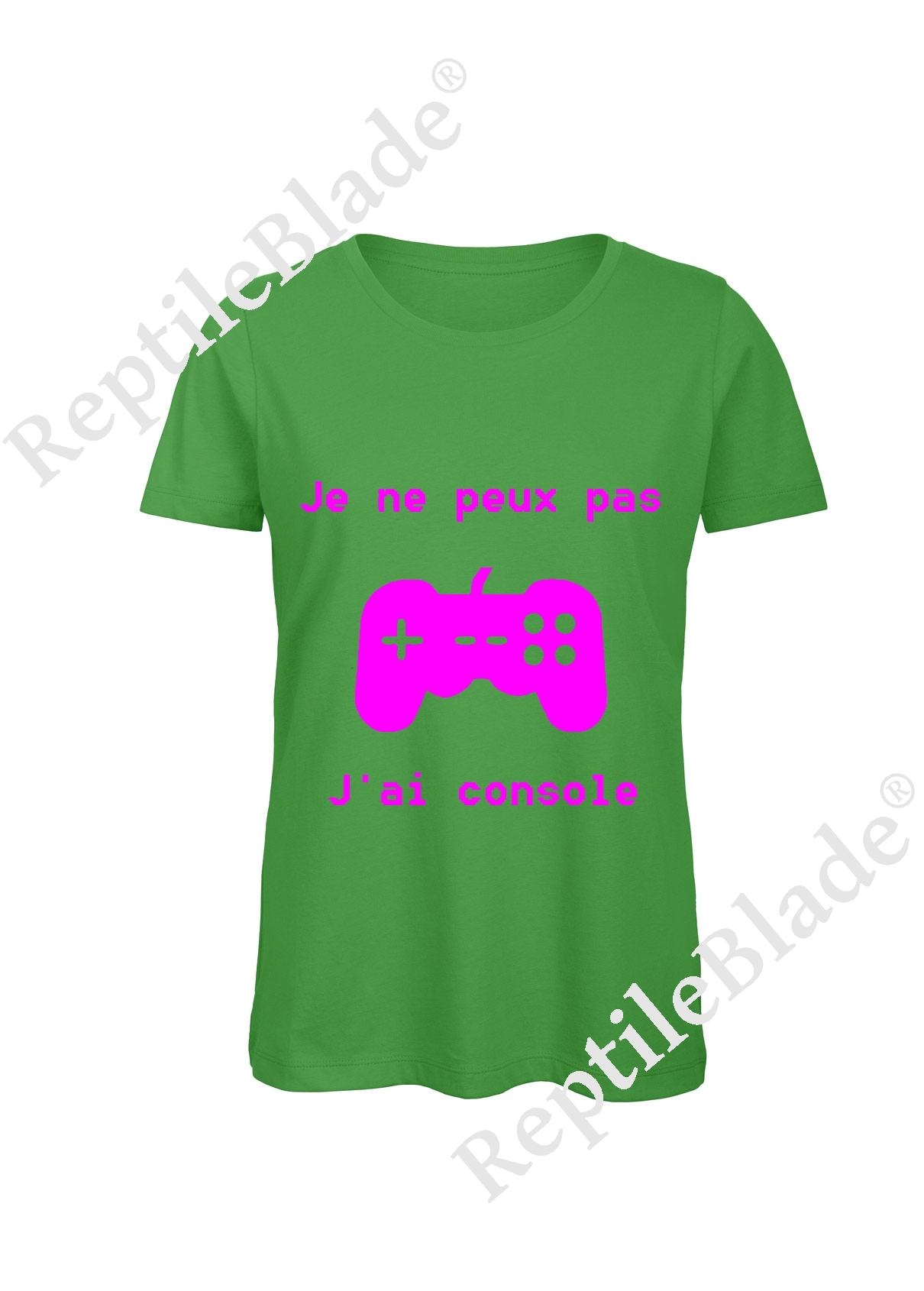 T-shirt femme "Je peux pas j'ai console"