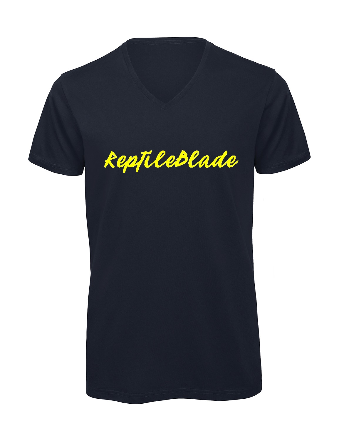 Miniature T-shirt homme col v "ReptileBlade"