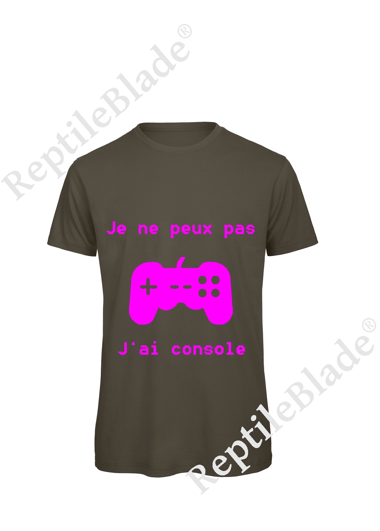 Miniature T-shirt homme "Je peux pas j'ai console"