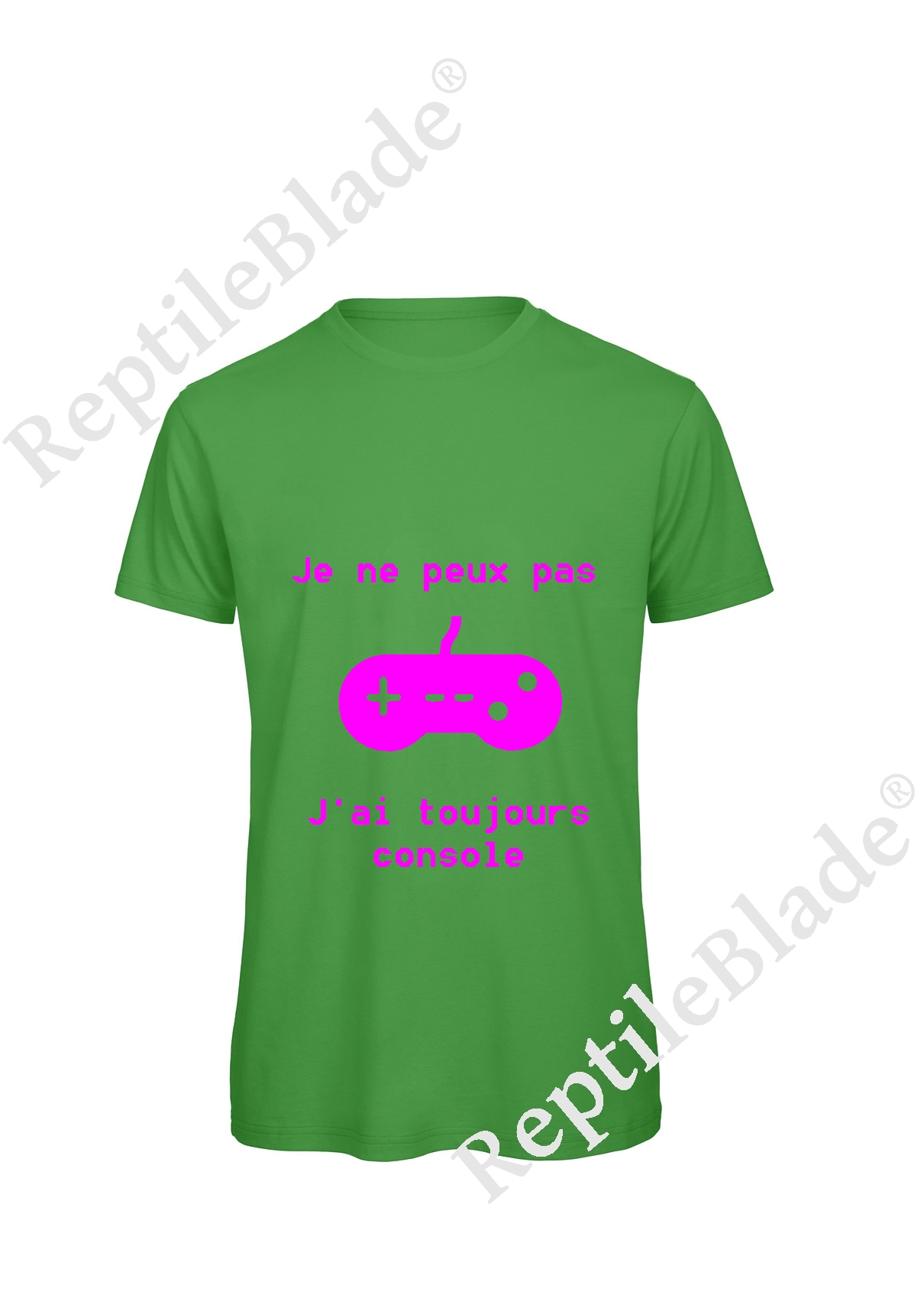 Miniature T-shirt homme "Je peux pas j'ai toujours console"