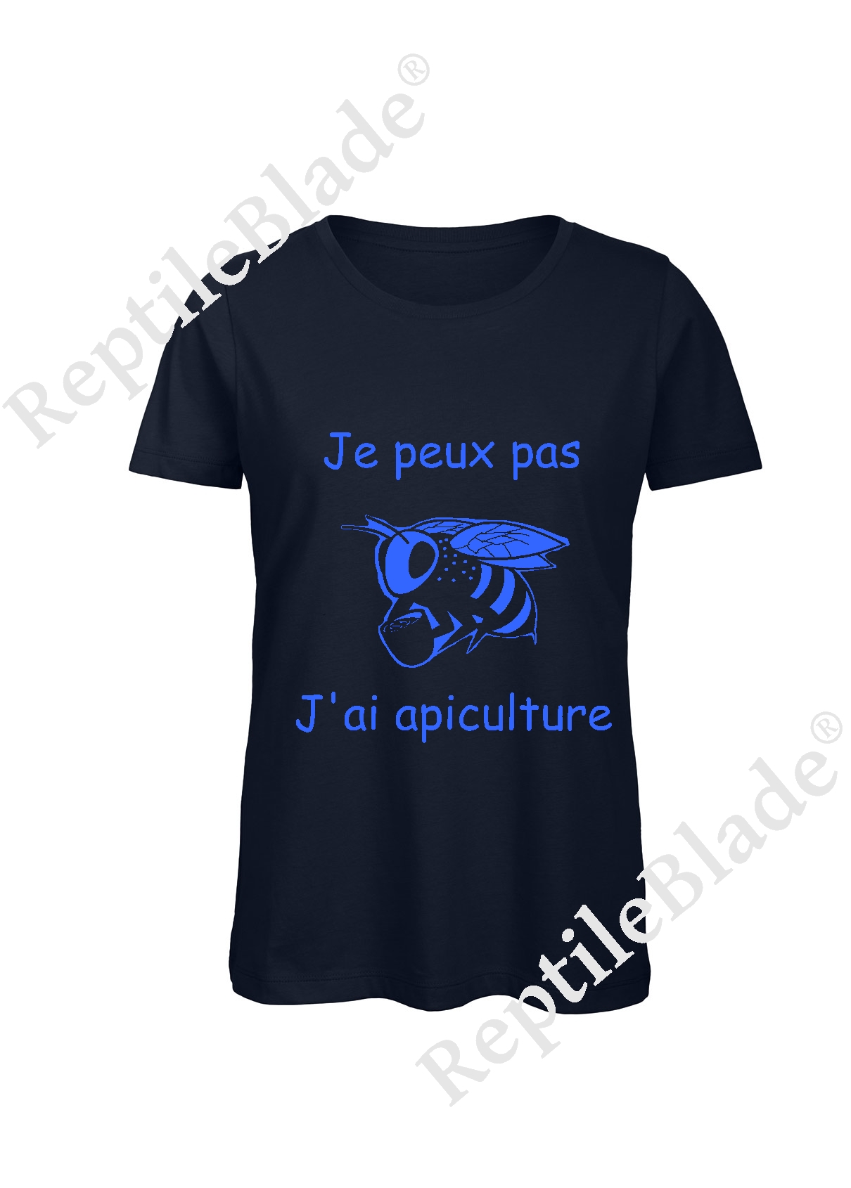T-shirt femme "Je peux pas j'ai apiculture"