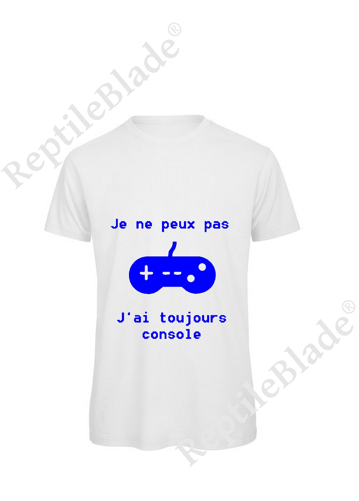 Miniature T-shirt homme "Je peux pas j'ai toujours console"
