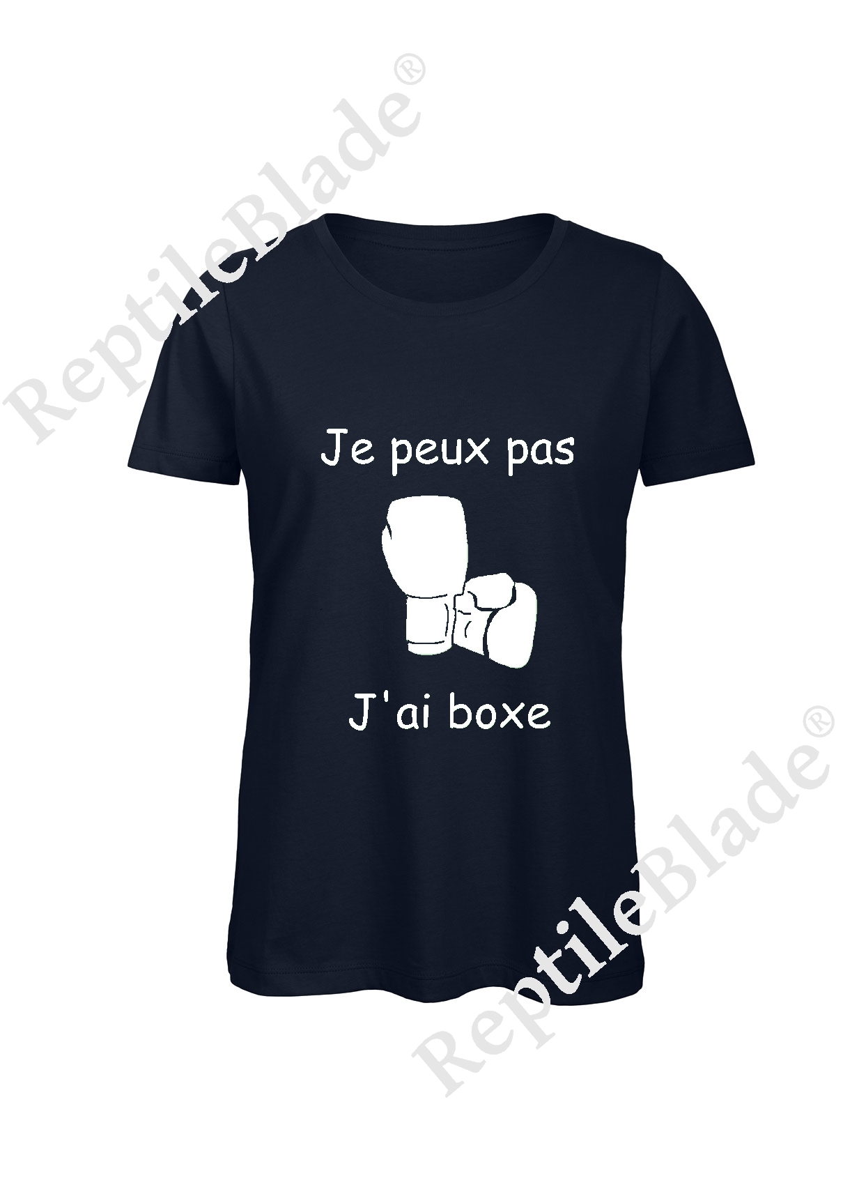 Miniature T-shirt femme "Je peux pas j'ai boxe"