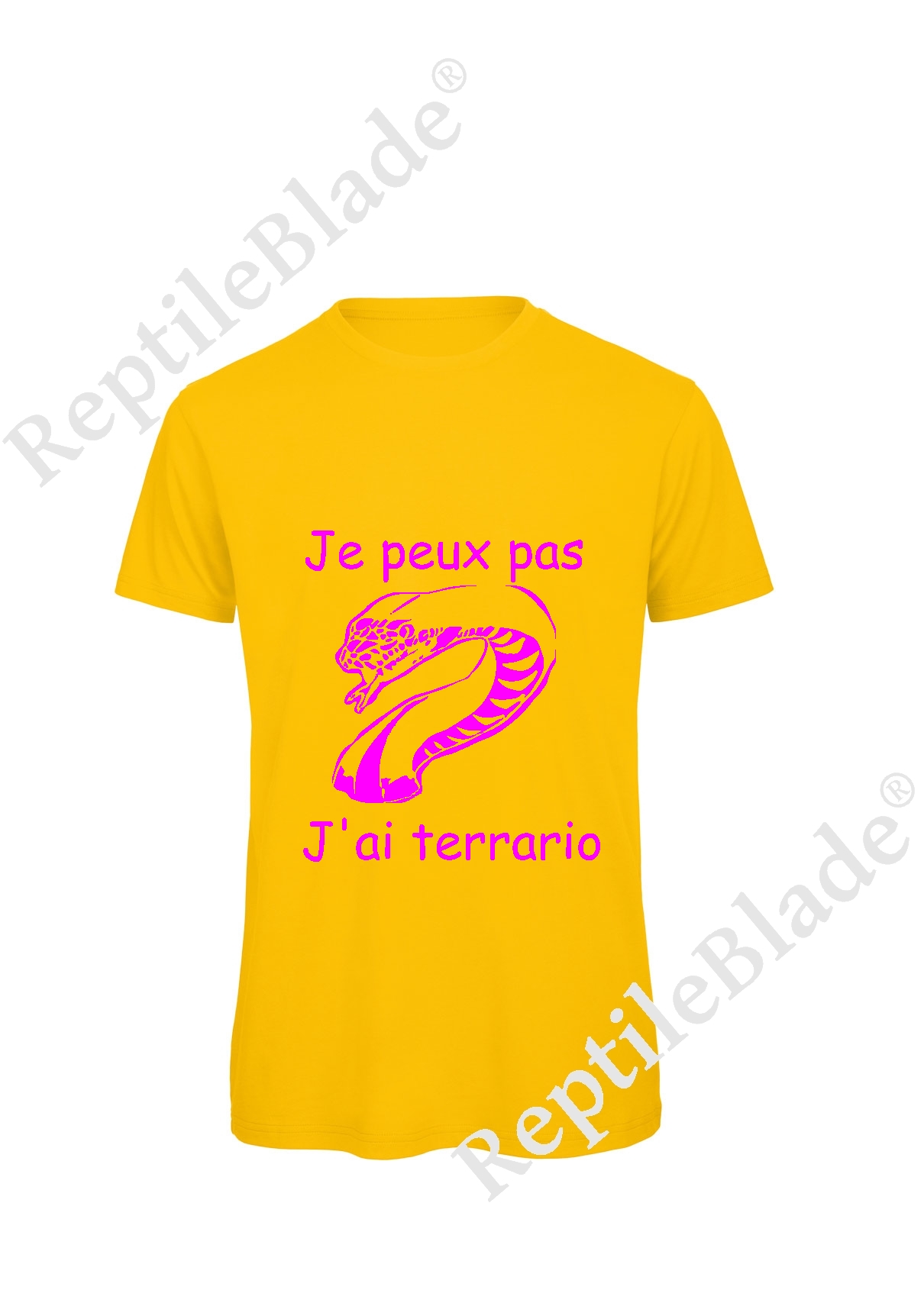 Miniature T-shirt homme "Je peux pas j'ai terrario"