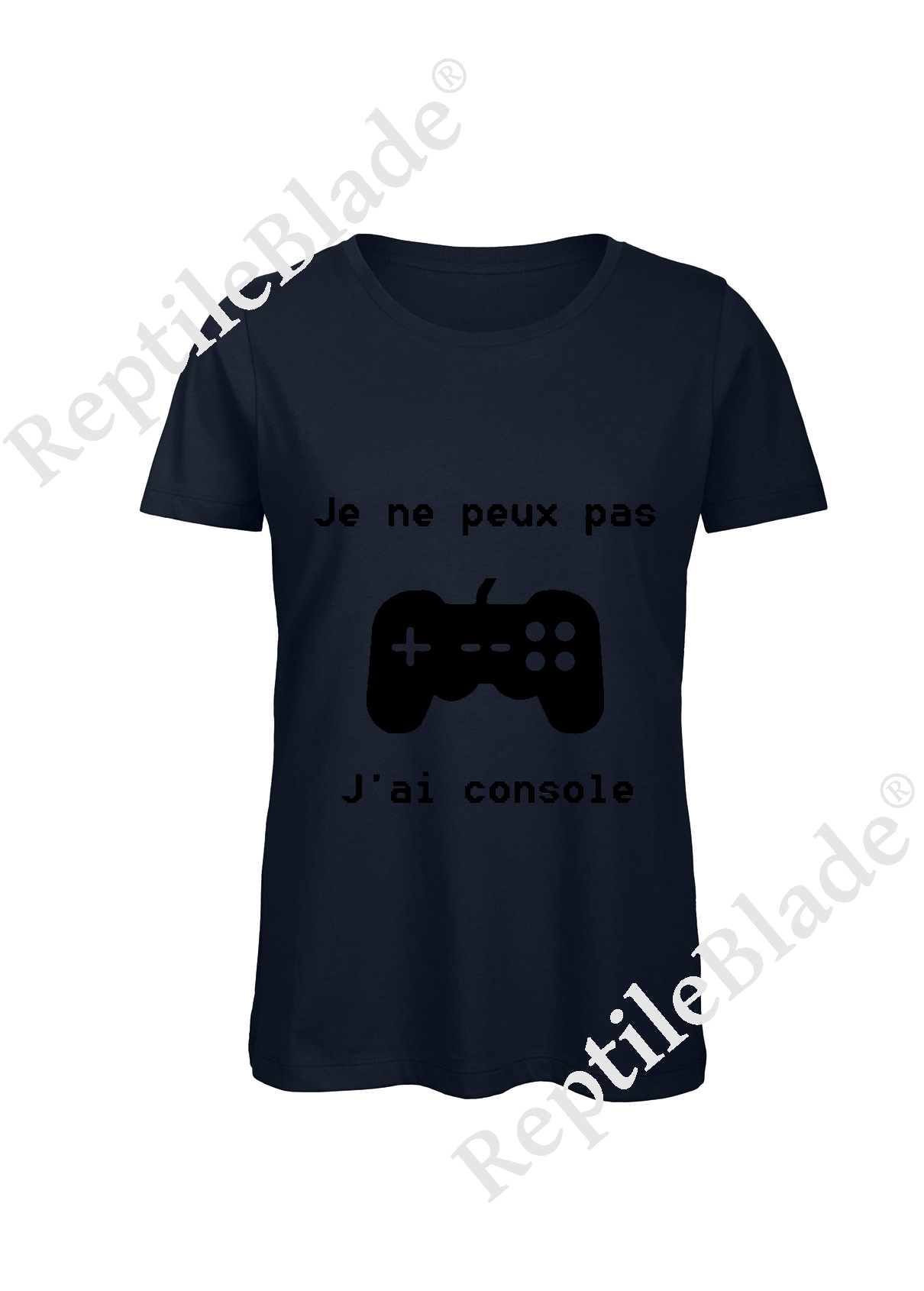Miniature T-shirt femme "Je peux pas j'ai console"