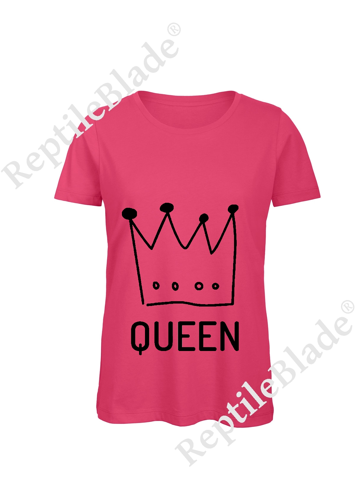 Miniature T-shirt femme "queen"