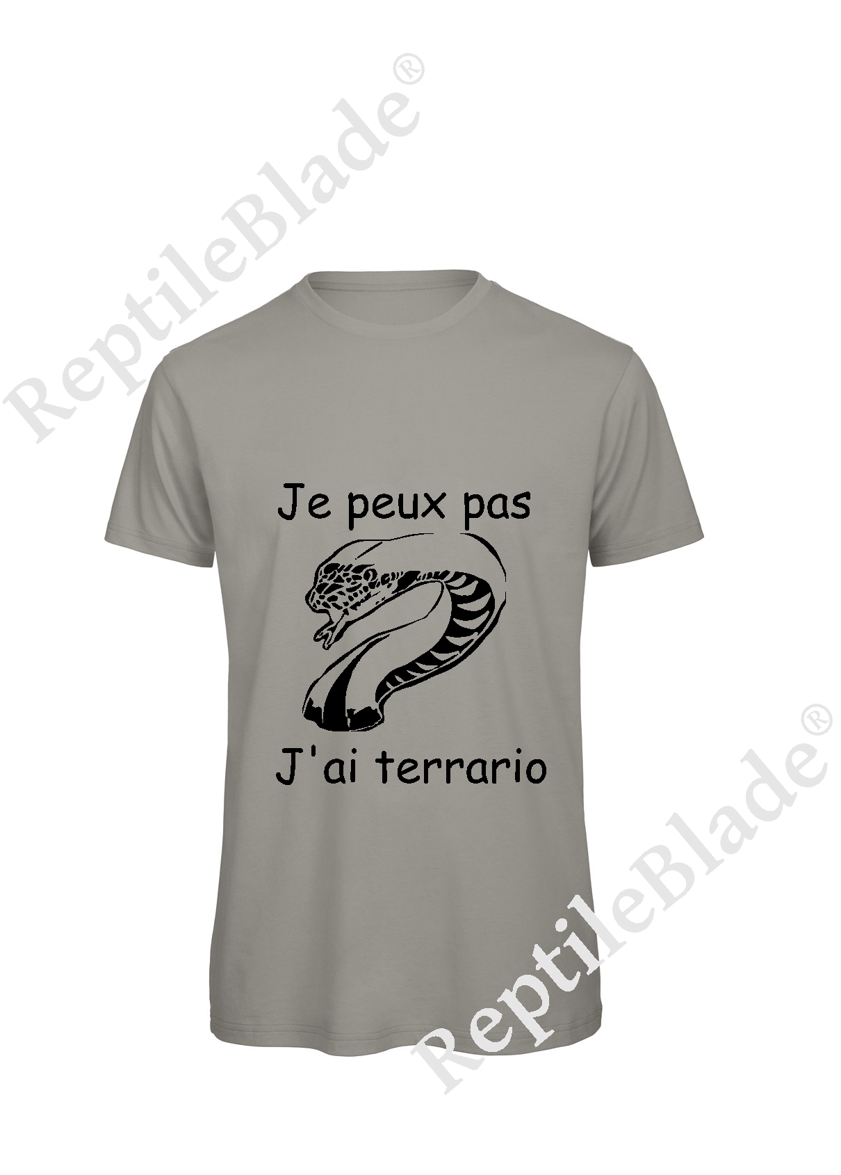 Miniature T-shirt homme "Je peux pas j'ai terrario"