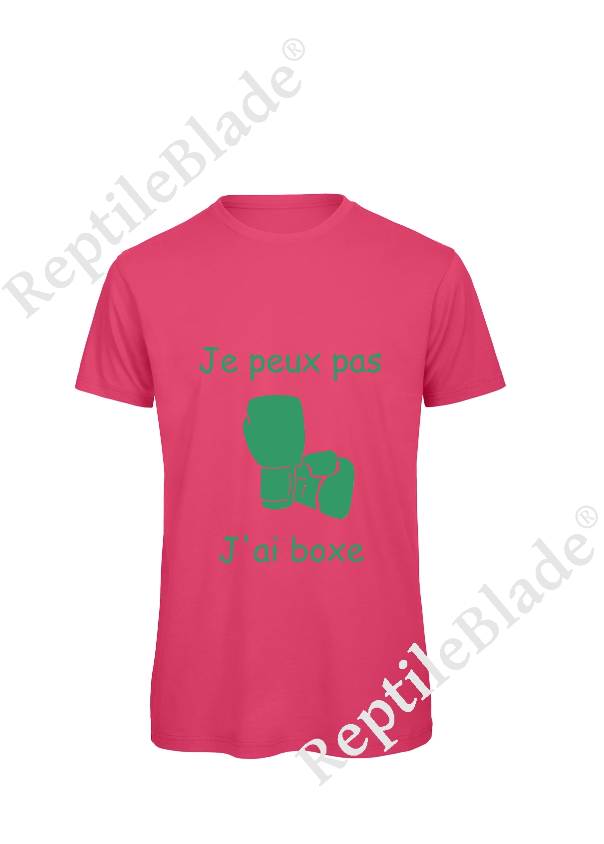 Miniature T-shirt homme "Je peux pas j'ai boxe"