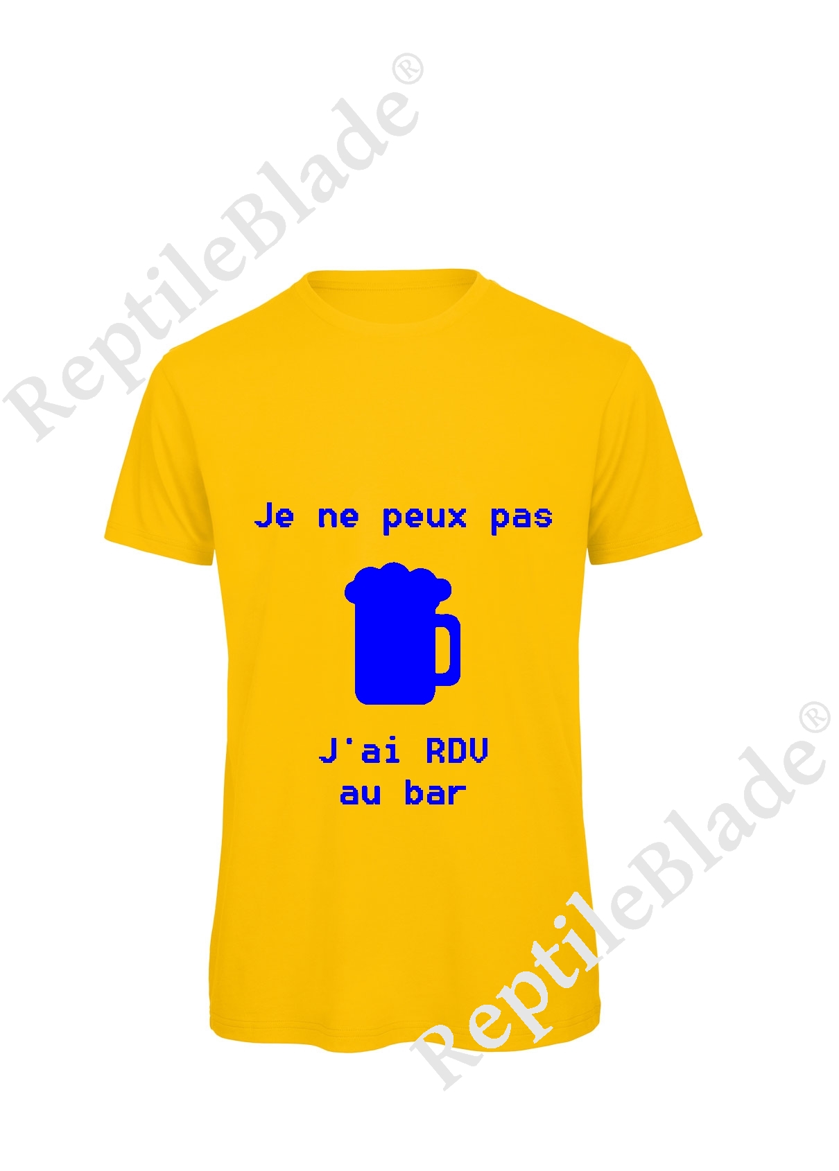 Miniature T-shirt homme "Je peux pas j'ai rdv au bar"