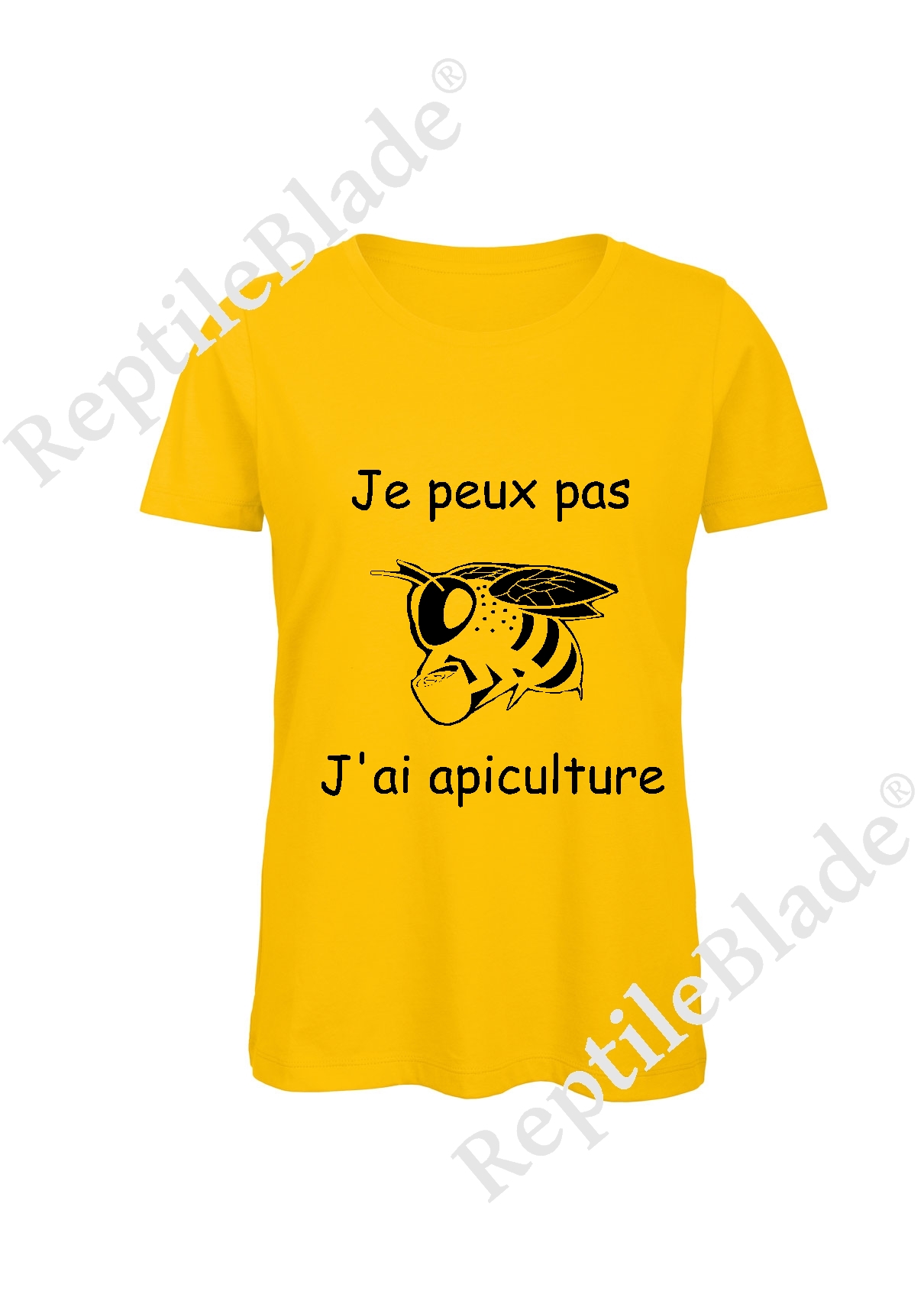 T-shirt femme "Je peux pas j'ai apiculture"