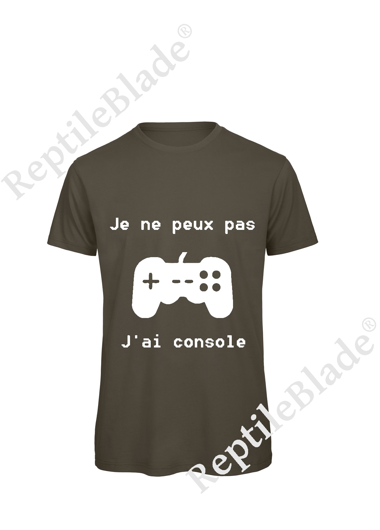Miniature T-shirt homme "Je peux pas j'ai console"