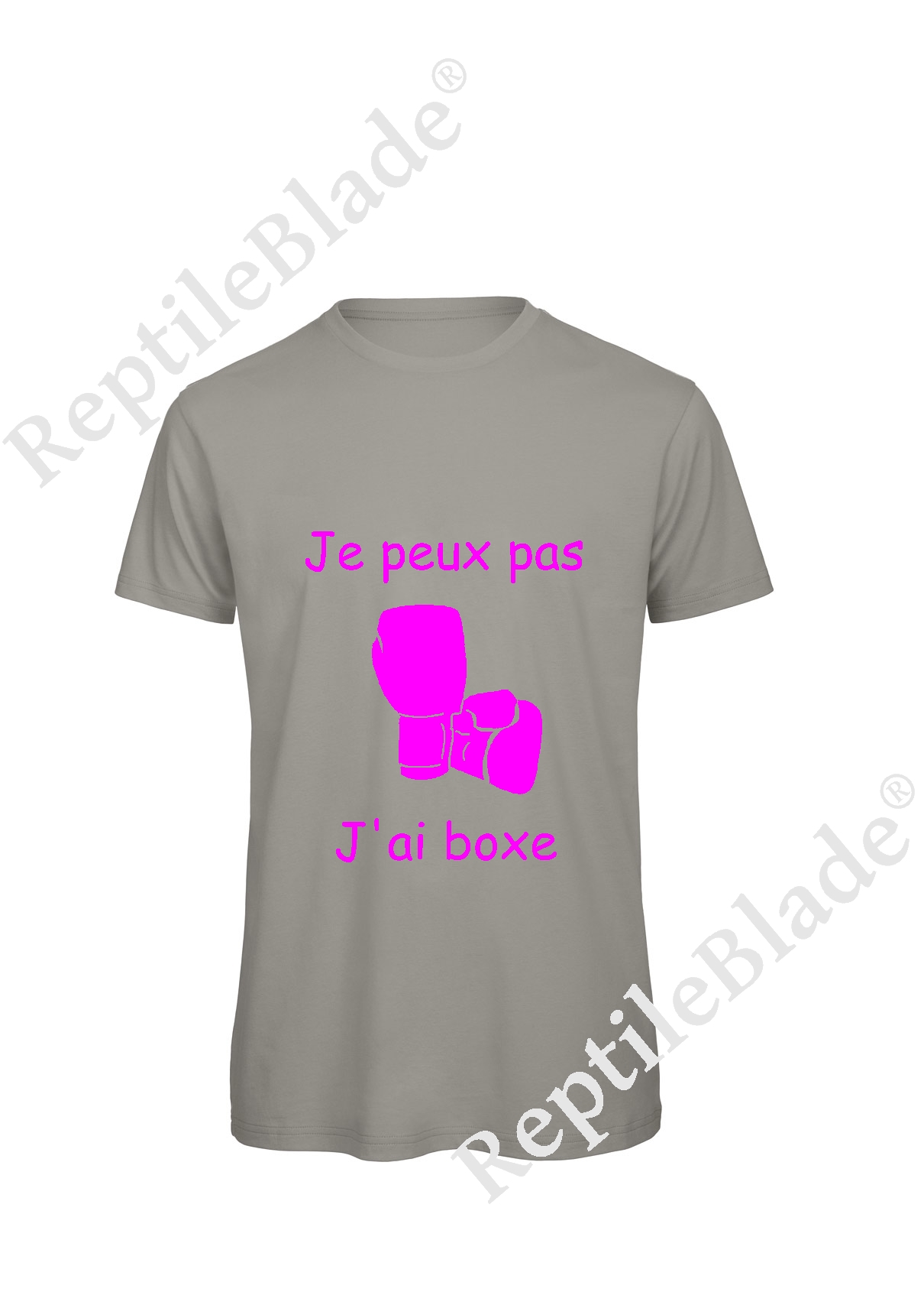 Miniature T-shirt homme "Je peux pas j'ai boxe"