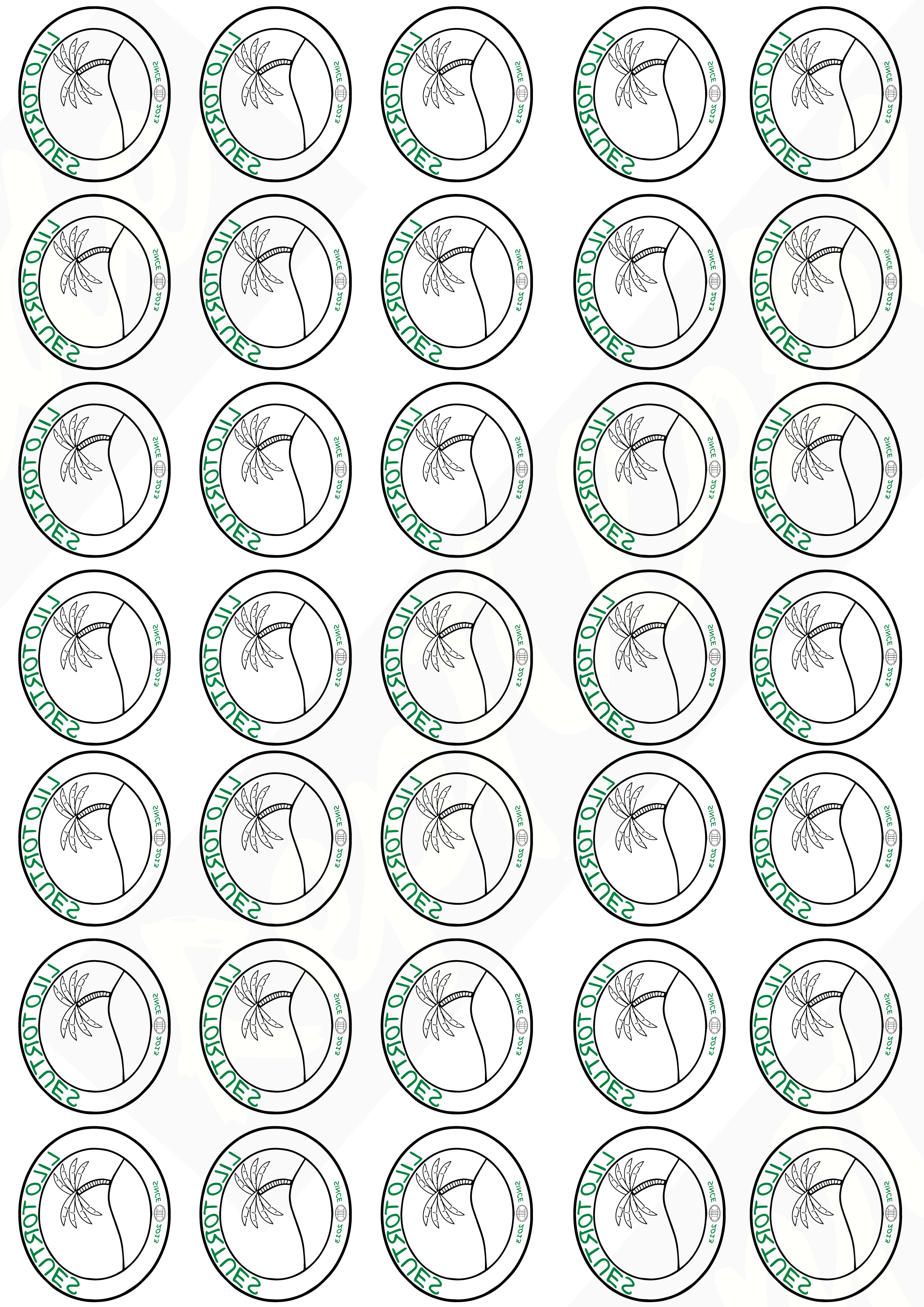 Miniature Planche tattoo éphémère (tatouage)