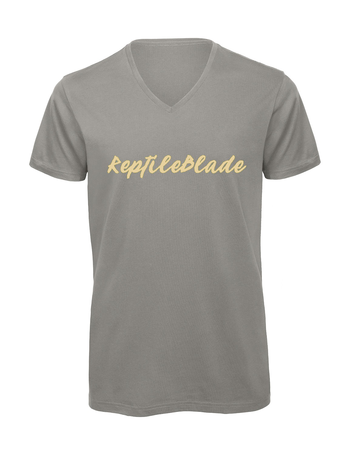 Miniature T-shirt homme col v "Reptileblade"