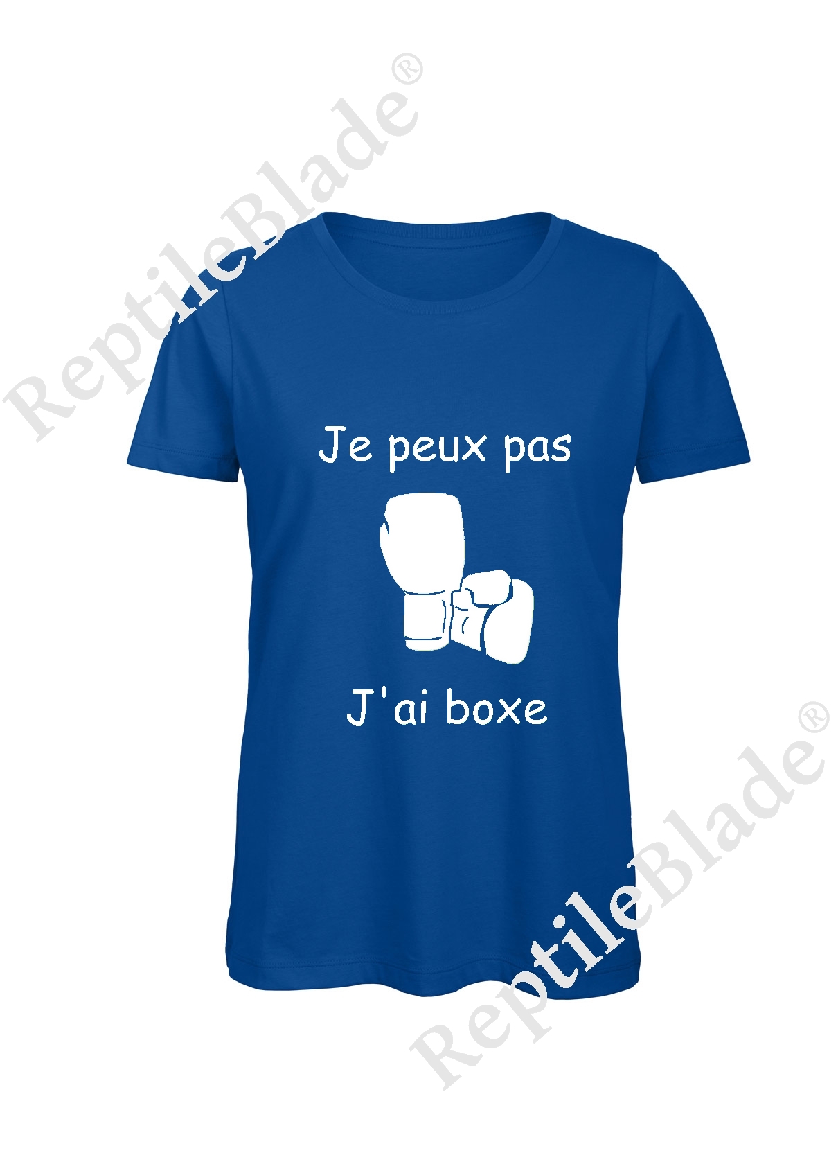 Miniature T-shirt femme "Je peux pas j'ai boxe"