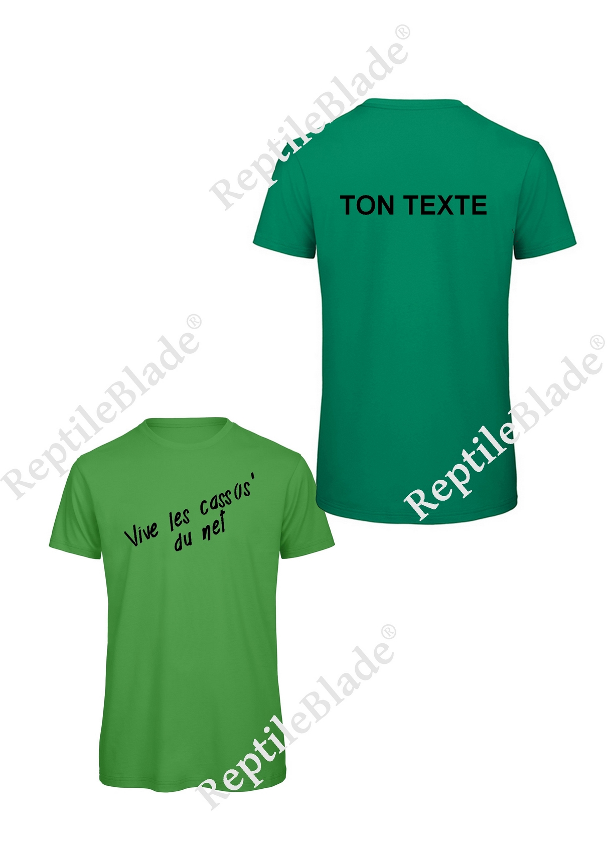 Miniature T-shirt homme "Vive les cassos' du net"