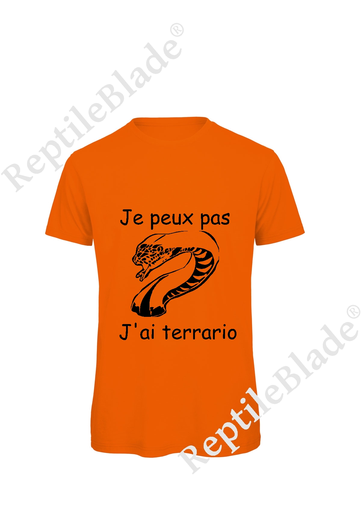 Miniature T-shirt homme "Je peux pas j'ai terrario"