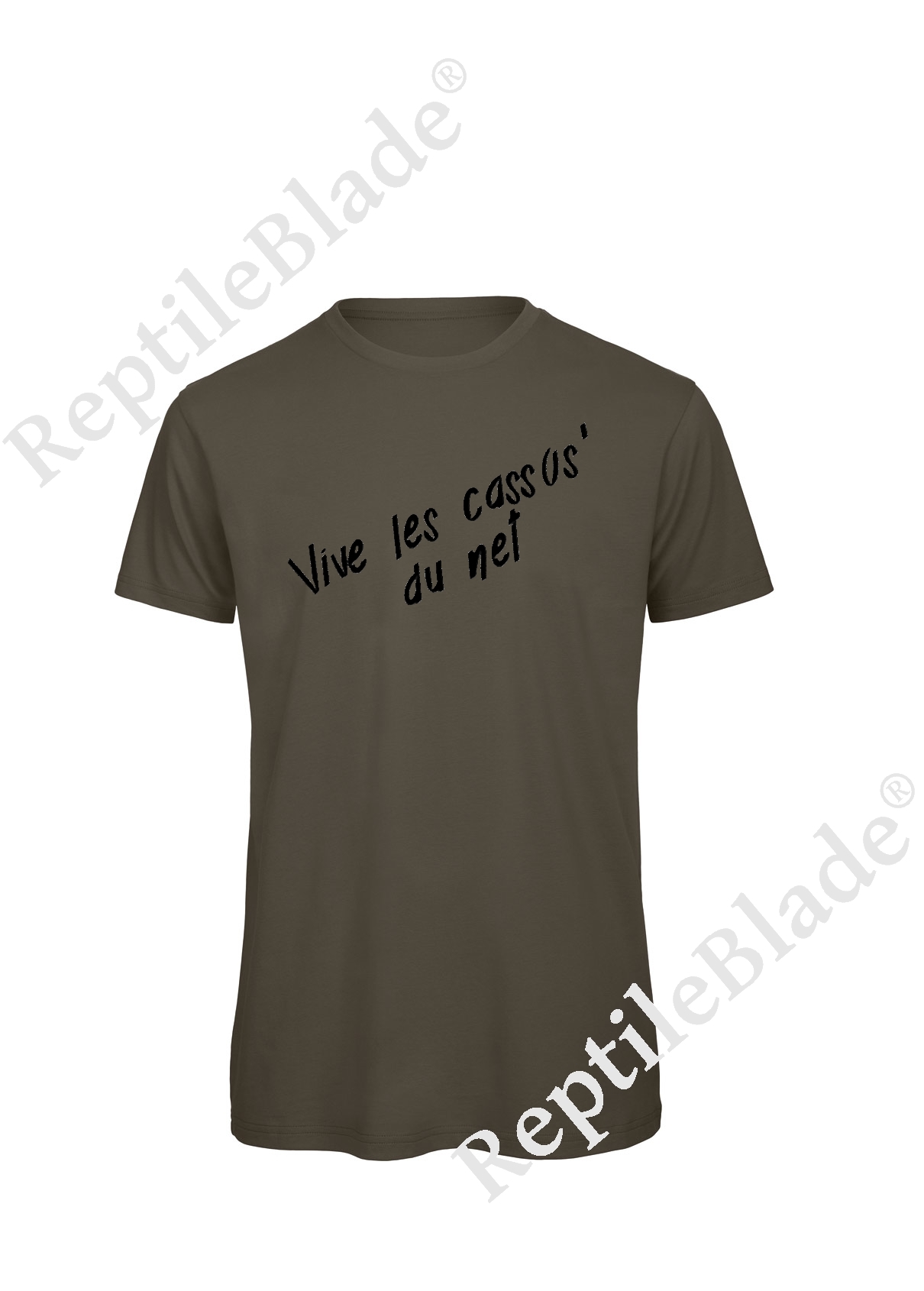 Miniature T-shirt homme "Vive les cassos' du net"