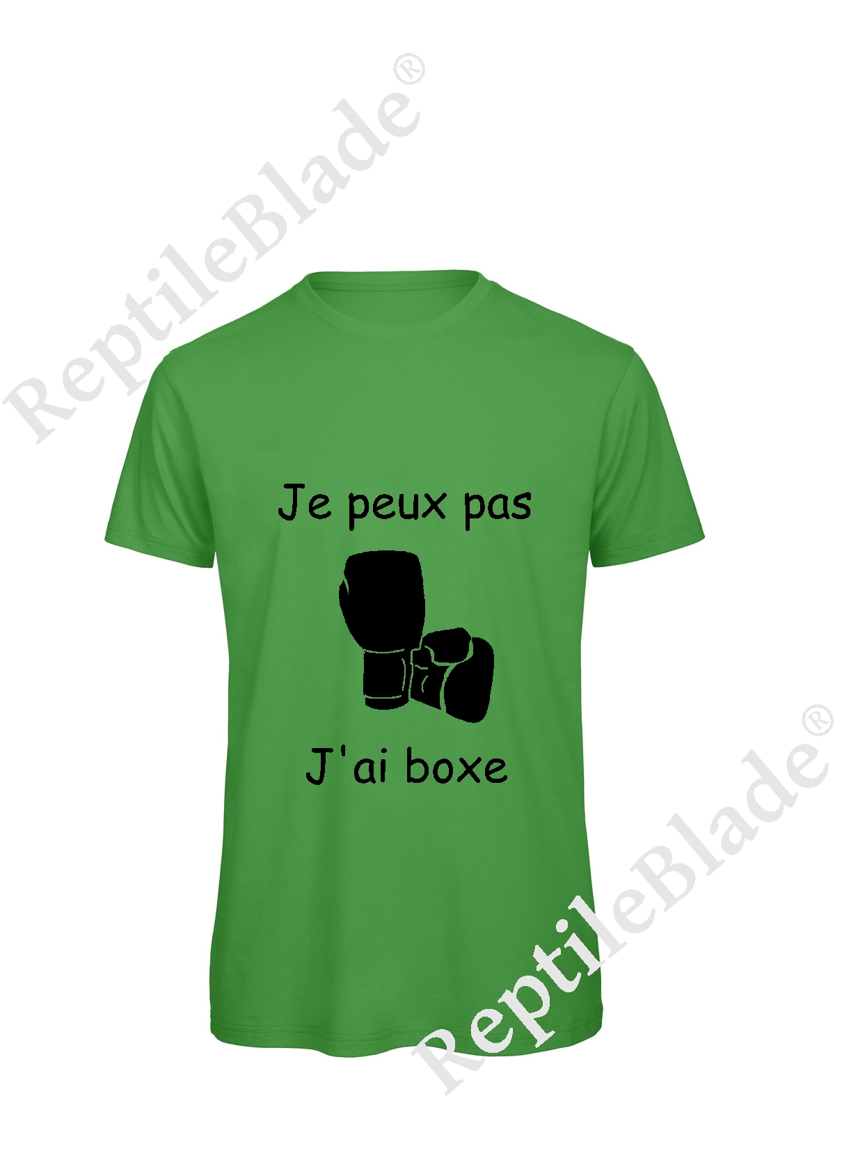 Miniature T-shirt homme "Je peux pas j'ai boxe"